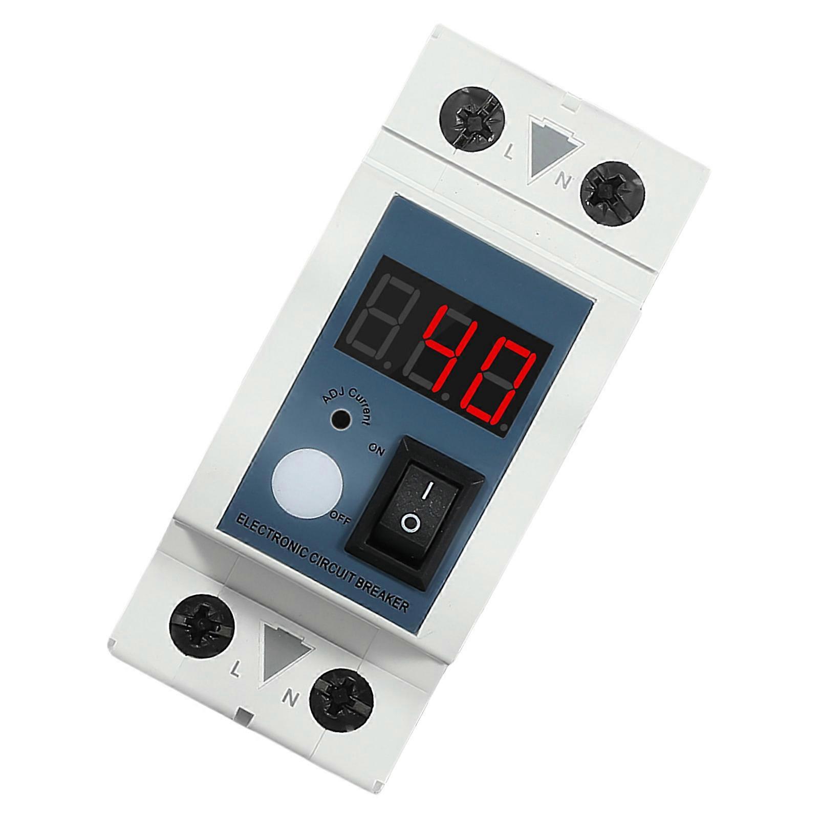40A Adjustable Current Limiter with LED Display Laboratory Testing Equipment Simple to Use for Home & Industrial Use Multicolor