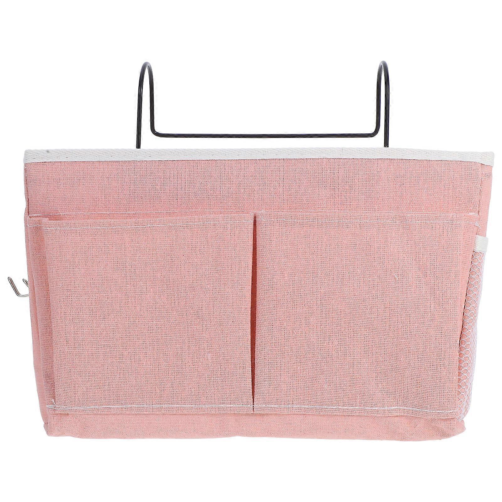 Hanging Storage Bag for Dorm Bedside – Space Saving Organizer with Multiple Pockets and Hooks for Books, Gadgets, and Personal Items – Fits Bunk Beds