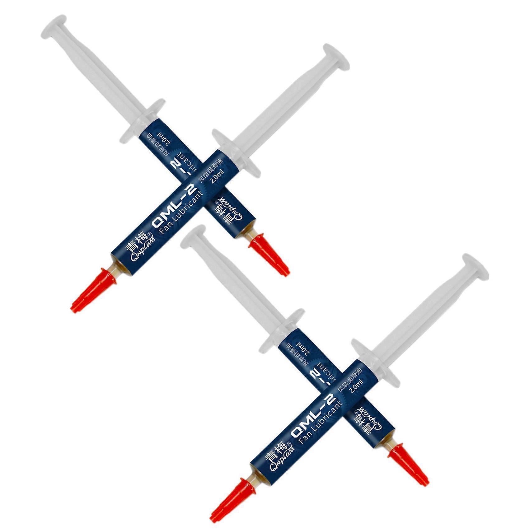 4X QML-2 Fan Lubricant Bearing Grease Supply Suitable for Computer Desktop Chassis Fan Bearings