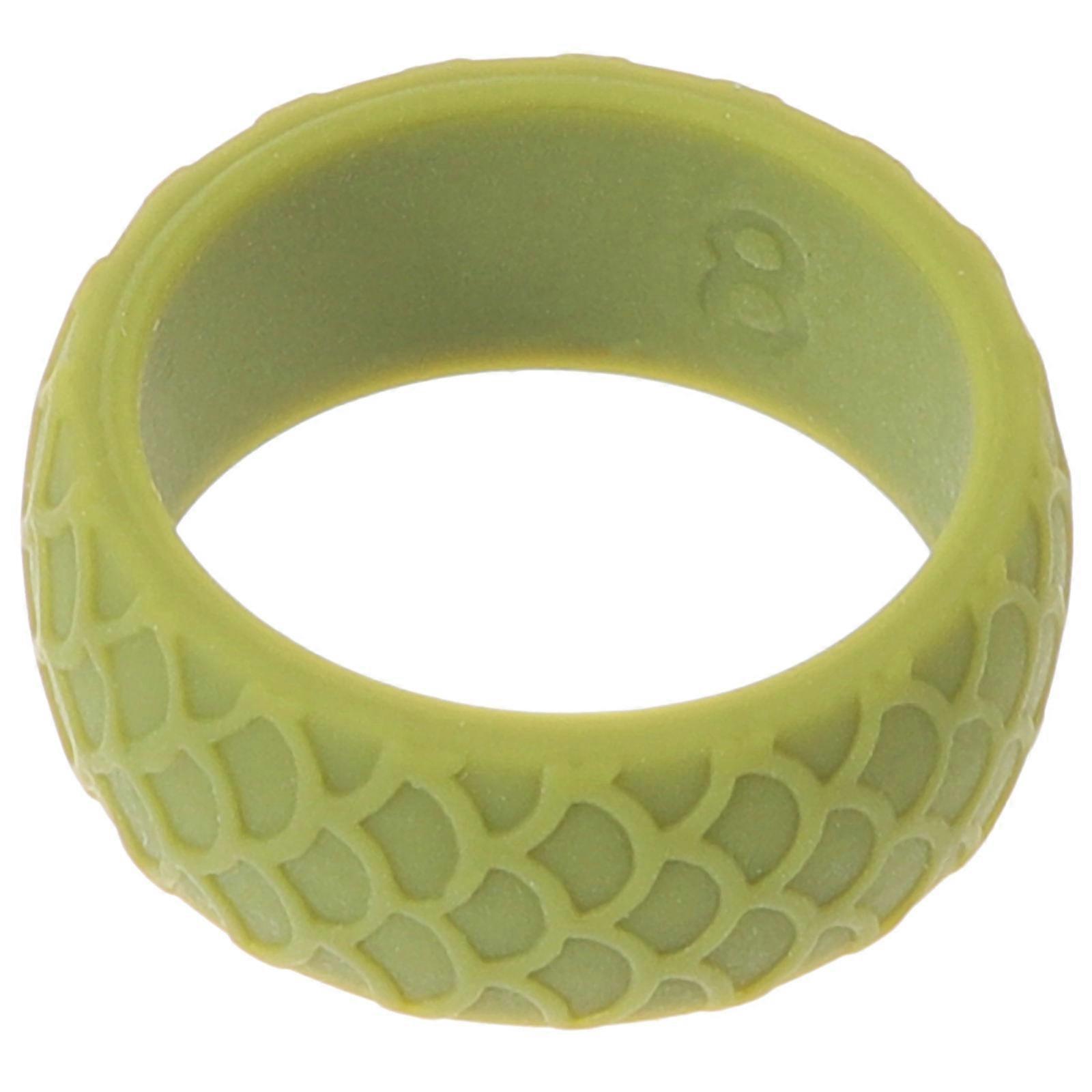 Outdoor Sports Silicone Ring for Men – Durable, Breathable, Scratch Resistant Fitness Finger Ring with Ergonomic Design
