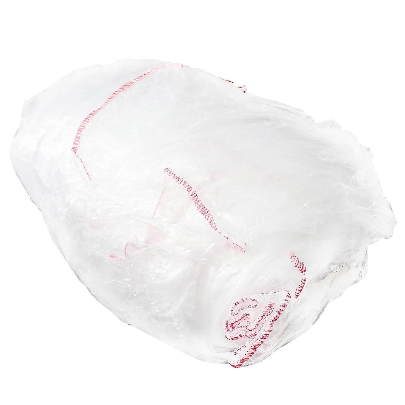 Portable AllWeather PE Car Cover for Outdoor Use Transparent and Dust Proof Fits Most Cars