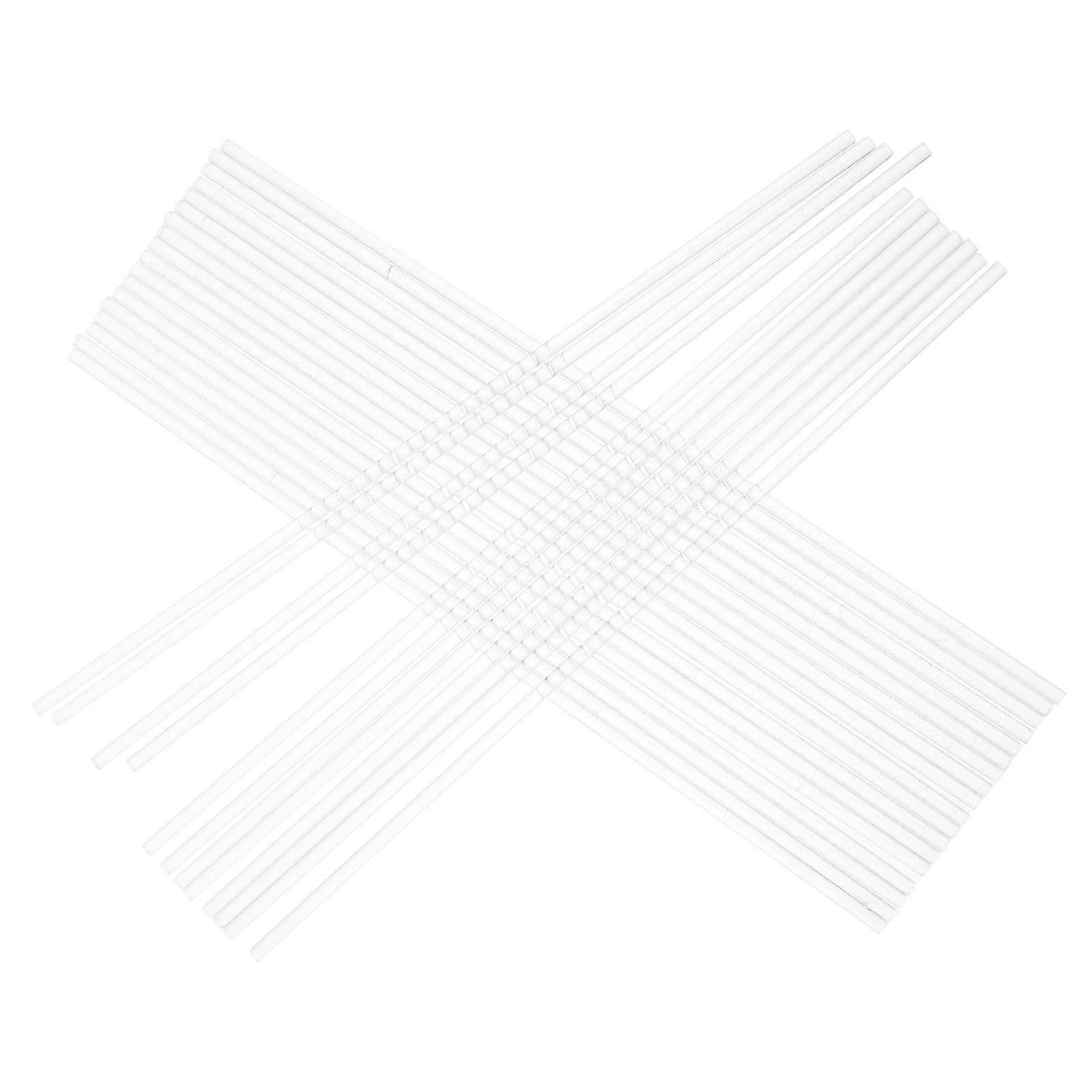 Here's a polished and professional product description for your **30pcs Clear Acrylic Rods**:
### **30pcs Clear Acrylic Rods – Lightweight &