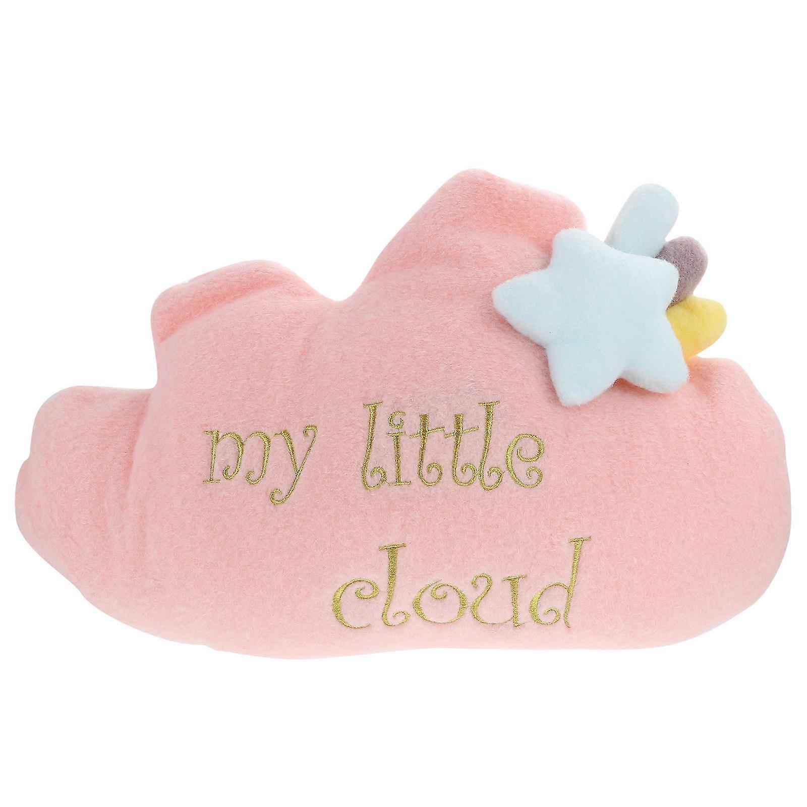 Cute Cloud-Shaped Plush Toy Decorative Throw Pillow For Children And Color 1Pack