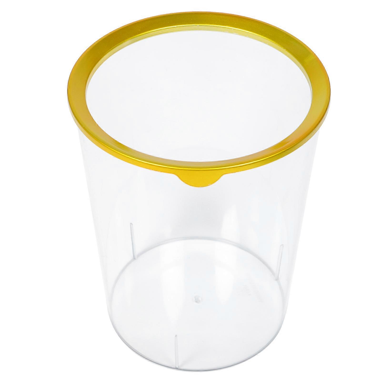 Circular Waste Basket Trash Bin Household Use Simple Style Large Storage 1Set