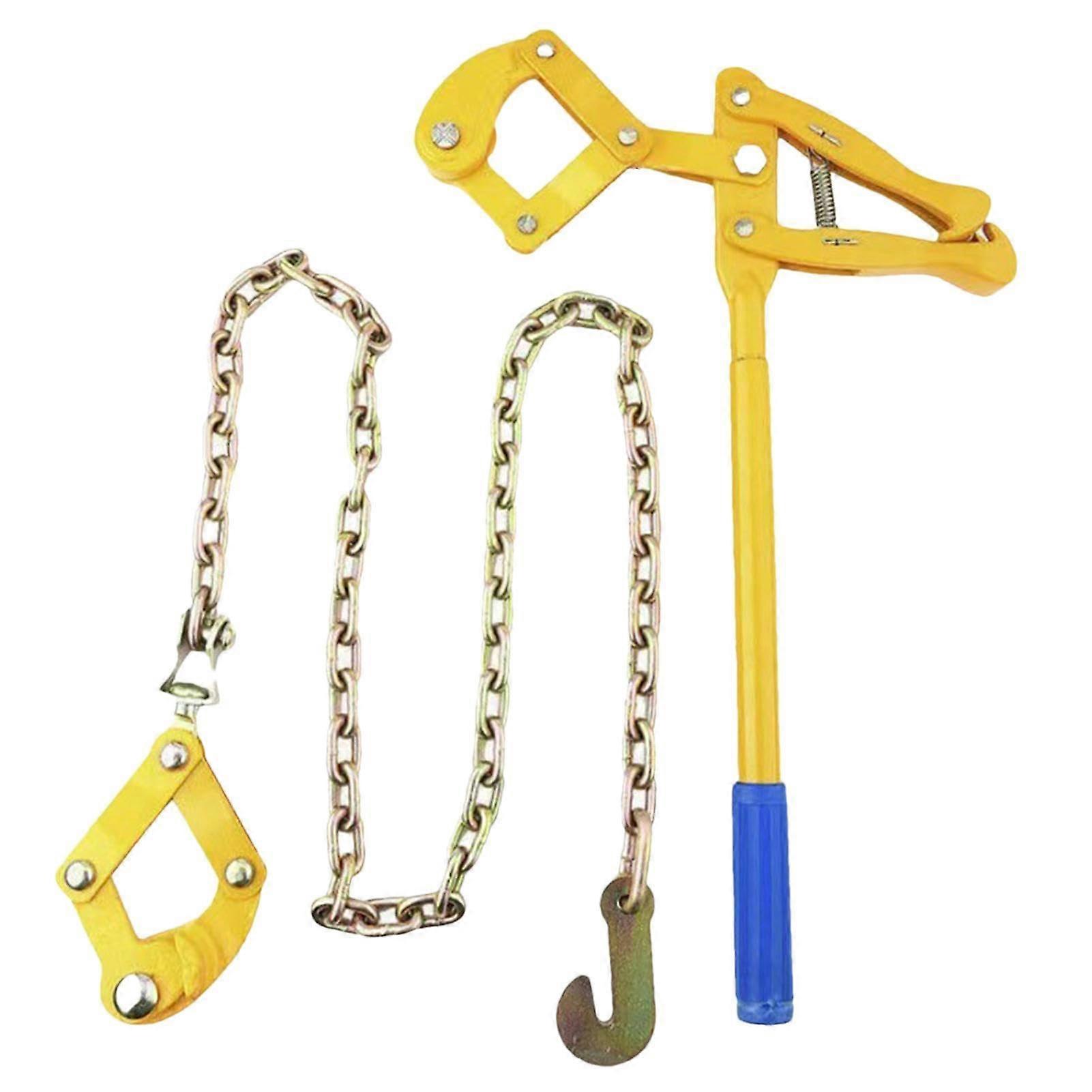 Chain Link Fence Tensioner Tool, Heavy-Duty Wire Tensioner For Chain Link And Barbed Wire, Livestock Pens