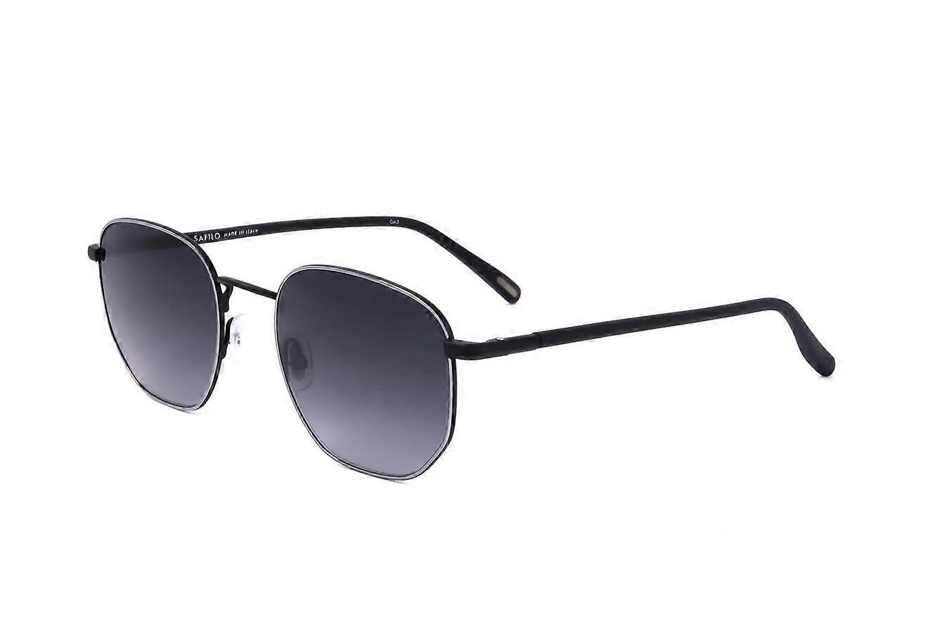 Sunglasses Safilo BUSSOLA 10/S TI7 MATTE BLACK RUTHENIUM 54/21/145 MAN