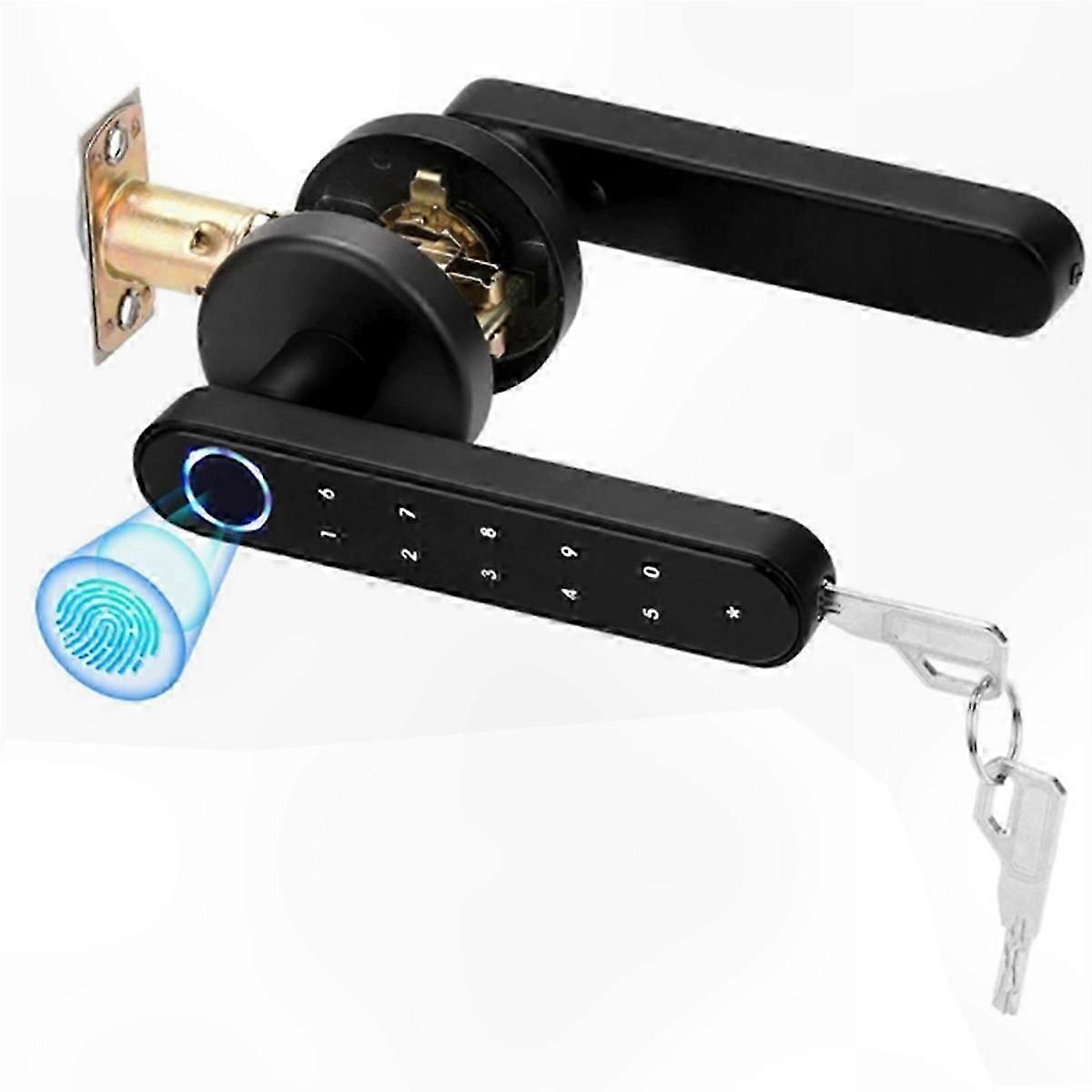 Smart Lock with Fingerprint, RFID Card, and APP Control for Home Security