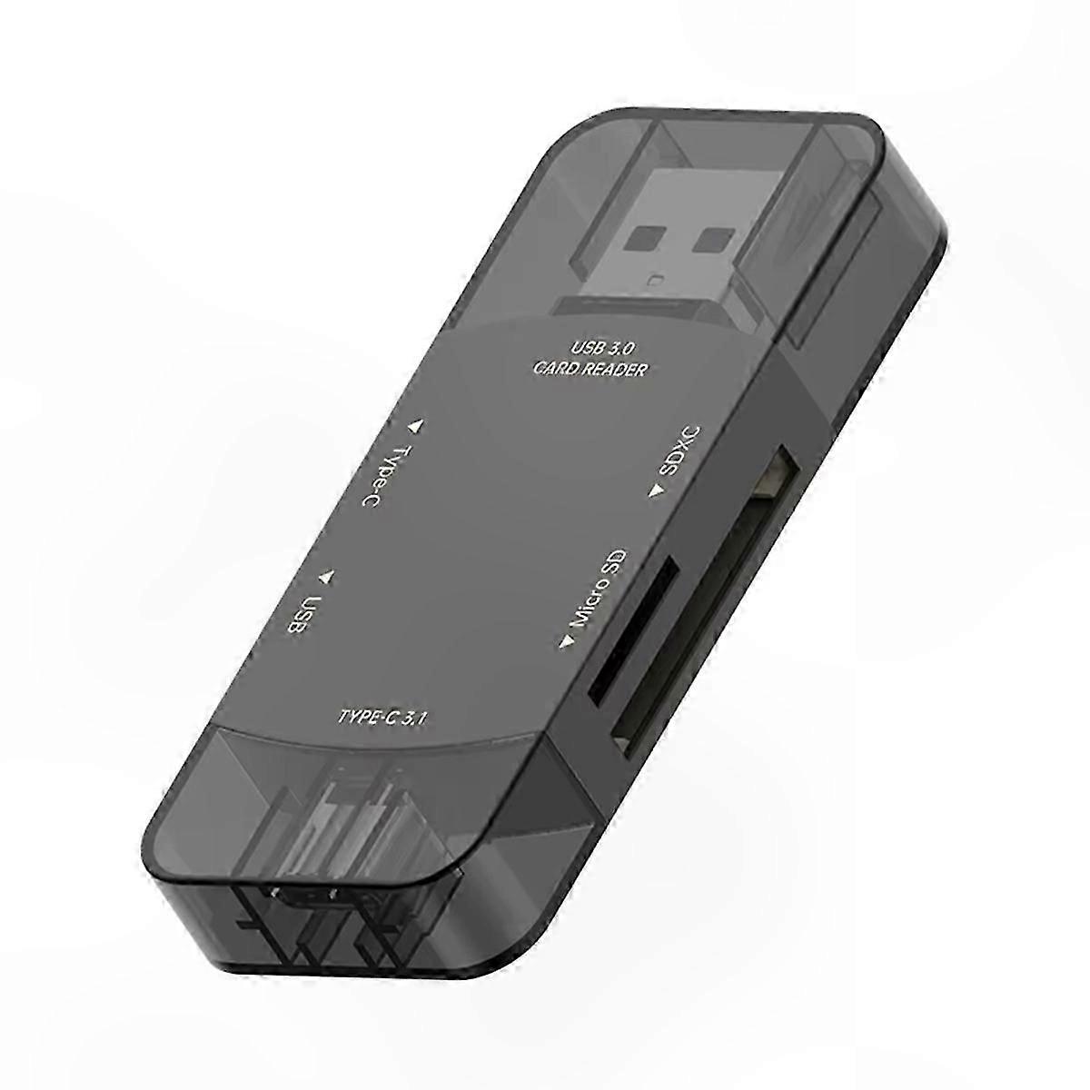 6-in-1 USB Type-C 3.1 OTG SD Card Reader Adapter for Multiple Devices
