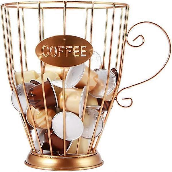 Kaffeekapselkorb, Kaffeepad-Organizer, Original Design Kaffeekapselhalter, K-Cup Halter, Vintage