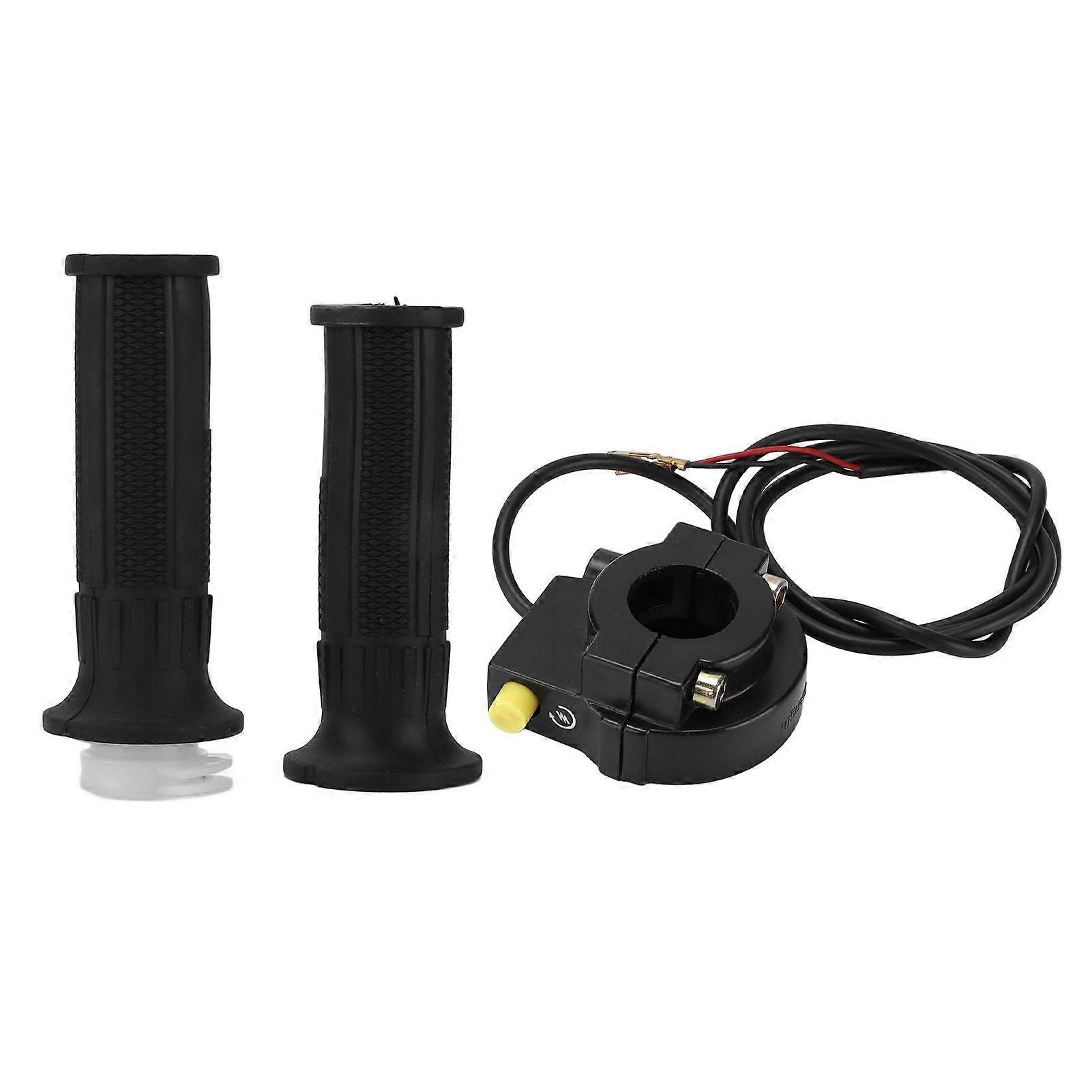 motorised bicycle throttle grip assembly with kill switch 0.87in