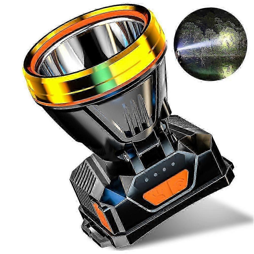 Bright Headlight Headlamp w/ Motion Sensor Spotlight for Running Camping Hiking