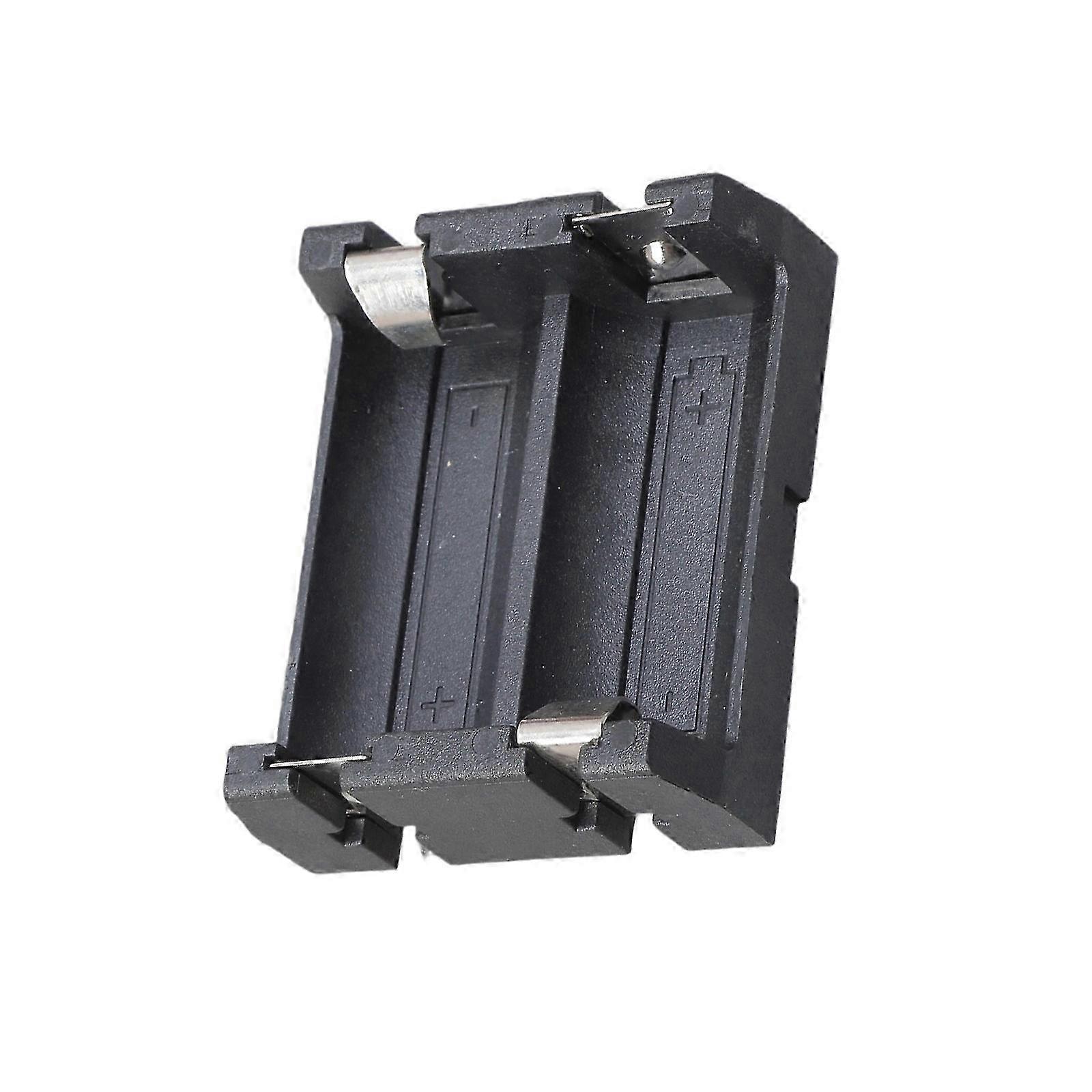 High Capacity CR123A 16340 Battery Case With PCB Mounting Pins Flame Resistant ABS Housing