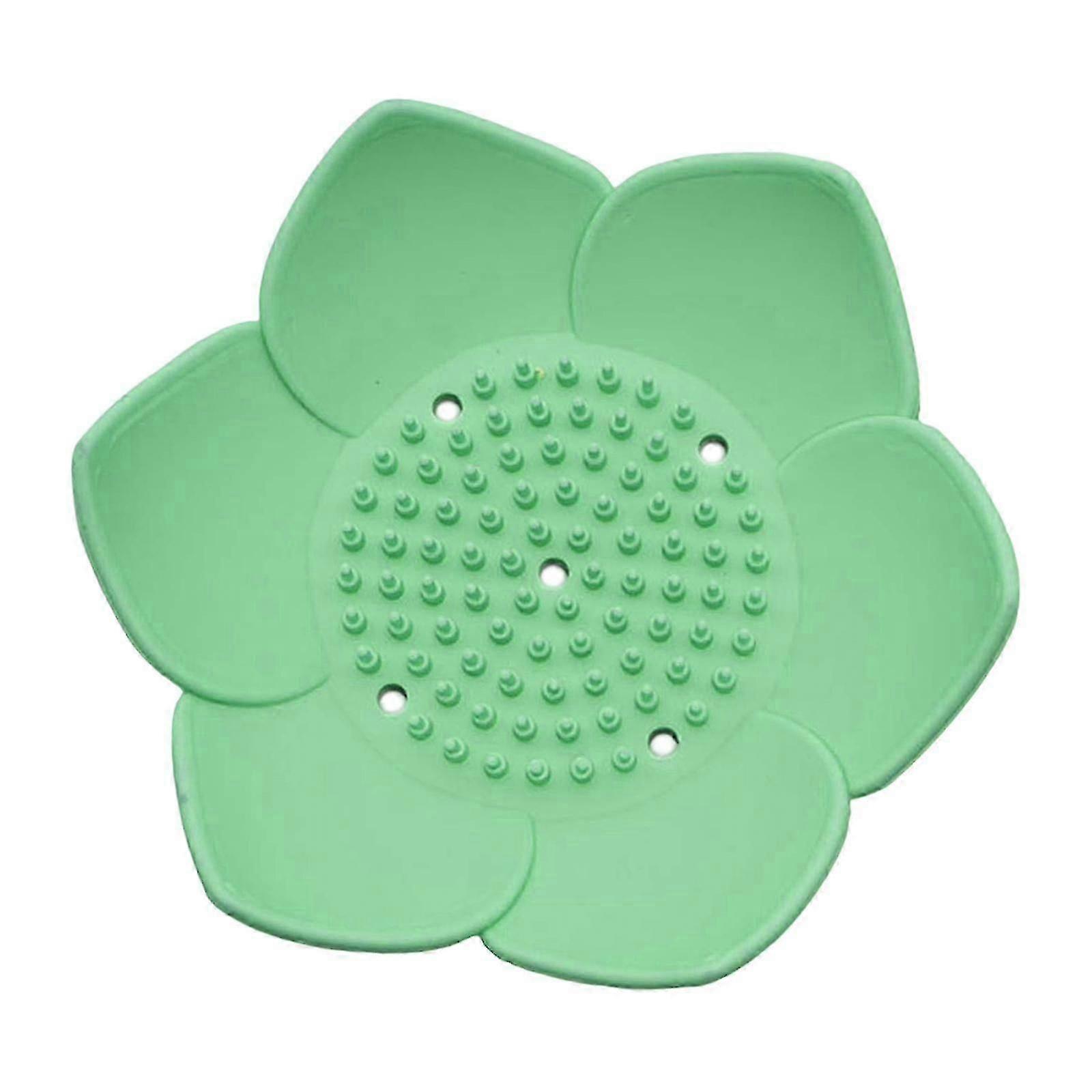 Portable Silicone Soap Tray for Tableware Cleaning, 12.5 cm in Diameter, Multi-functional Use