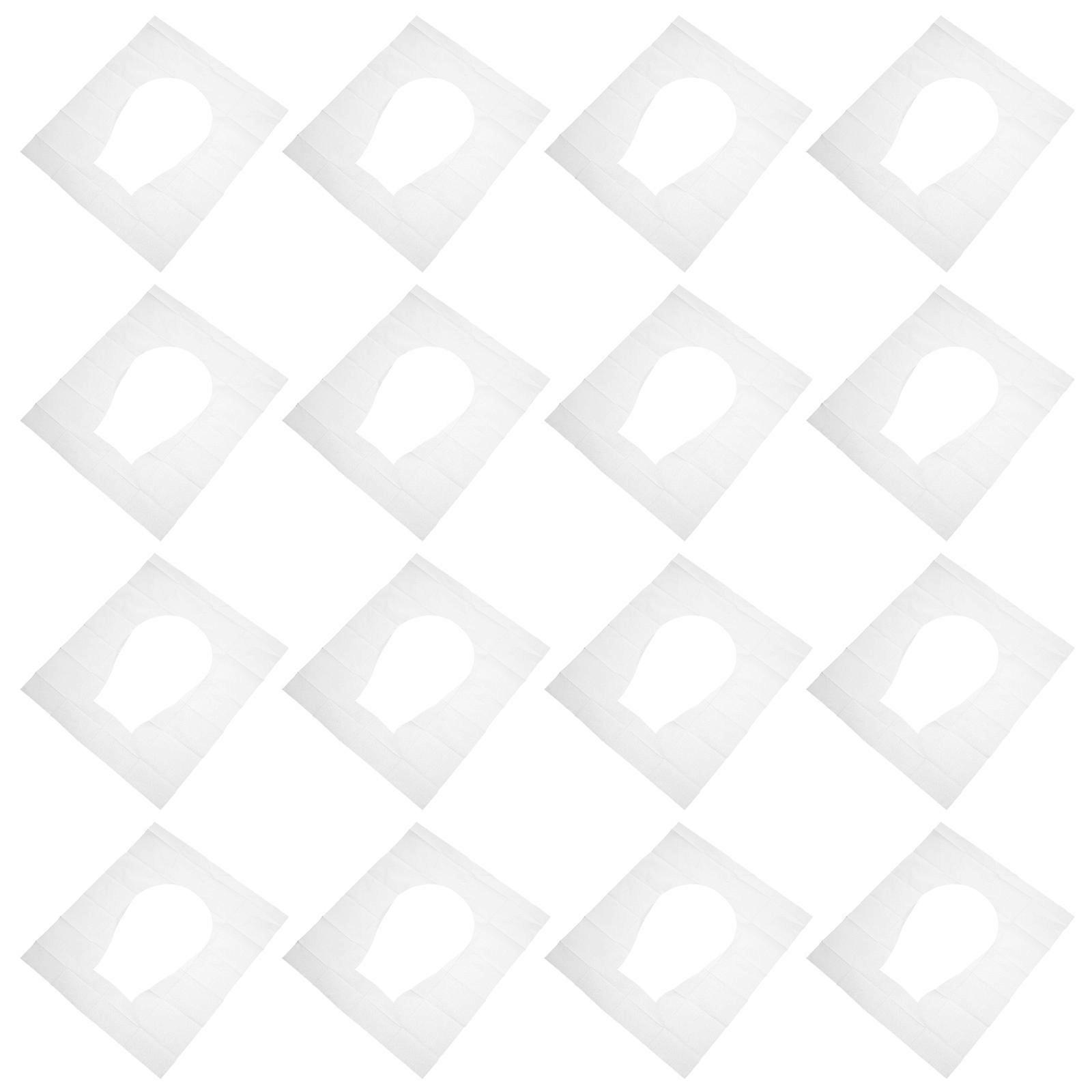 Portable Disposable Toilet Seat Covers for Comfortable Travel and Public Use 100Pcs White Paper