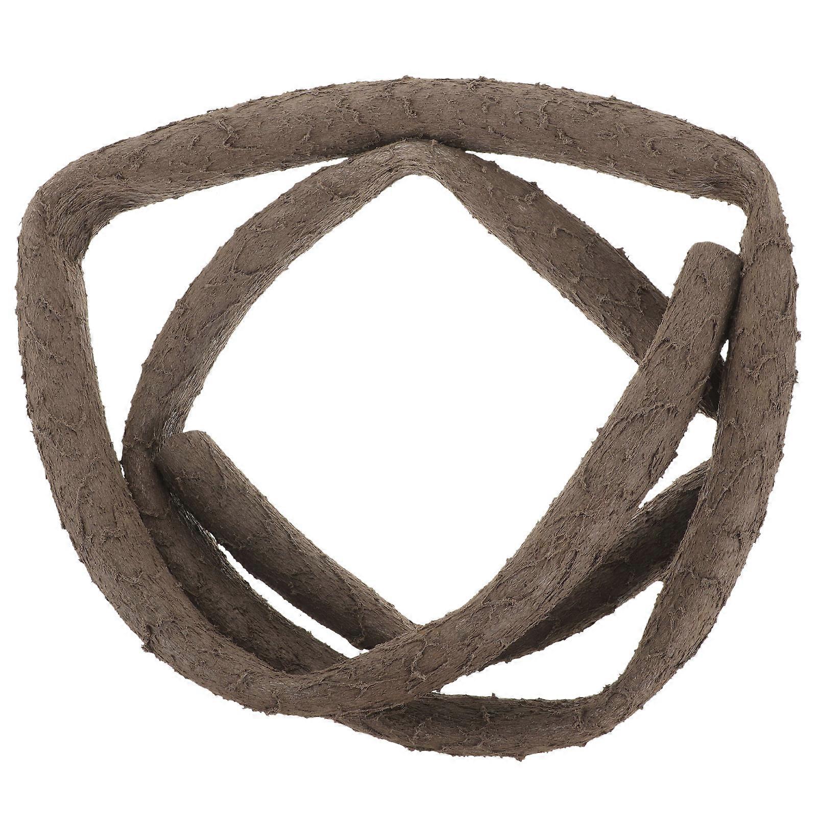 Coffee Artificial Rattan Vine for Decor Made of PVC Reusable with Clear Texture 2m