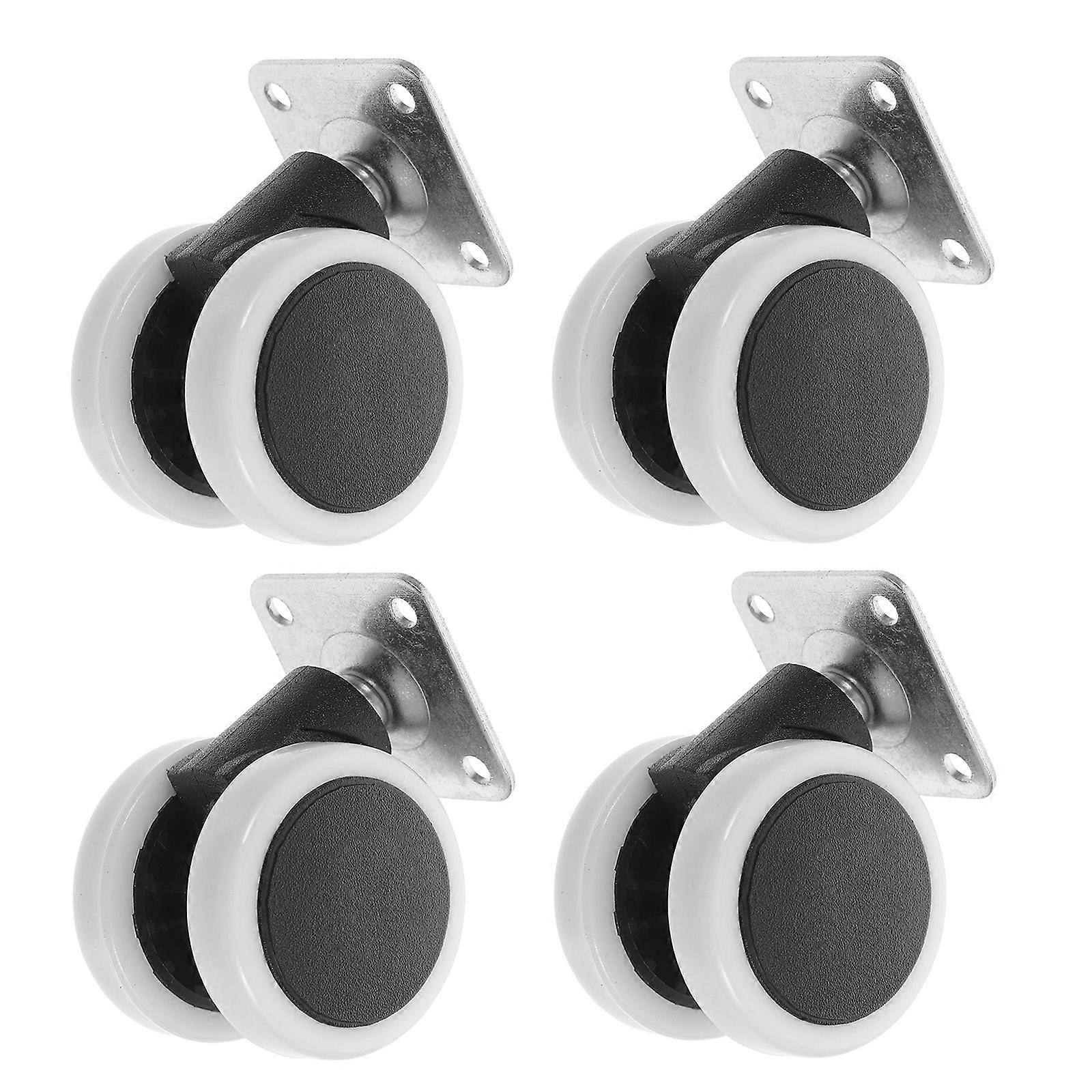 Quiet Multi Swivel Furniture Casters with Heavy Duty Load Capacity for Indoor Use 4pcs 2.75 inches