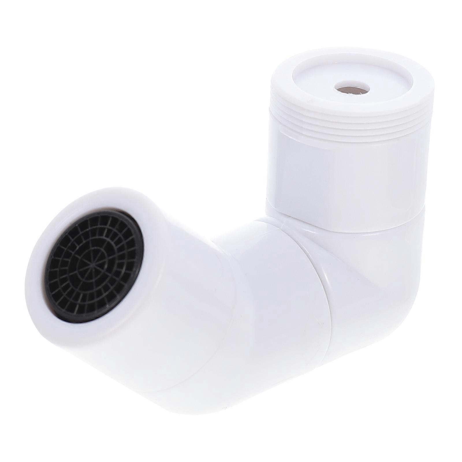 Round Tap Water Saving Extender Suitable For Kitchen Use Easy Installation ABS Construction 1Pcs