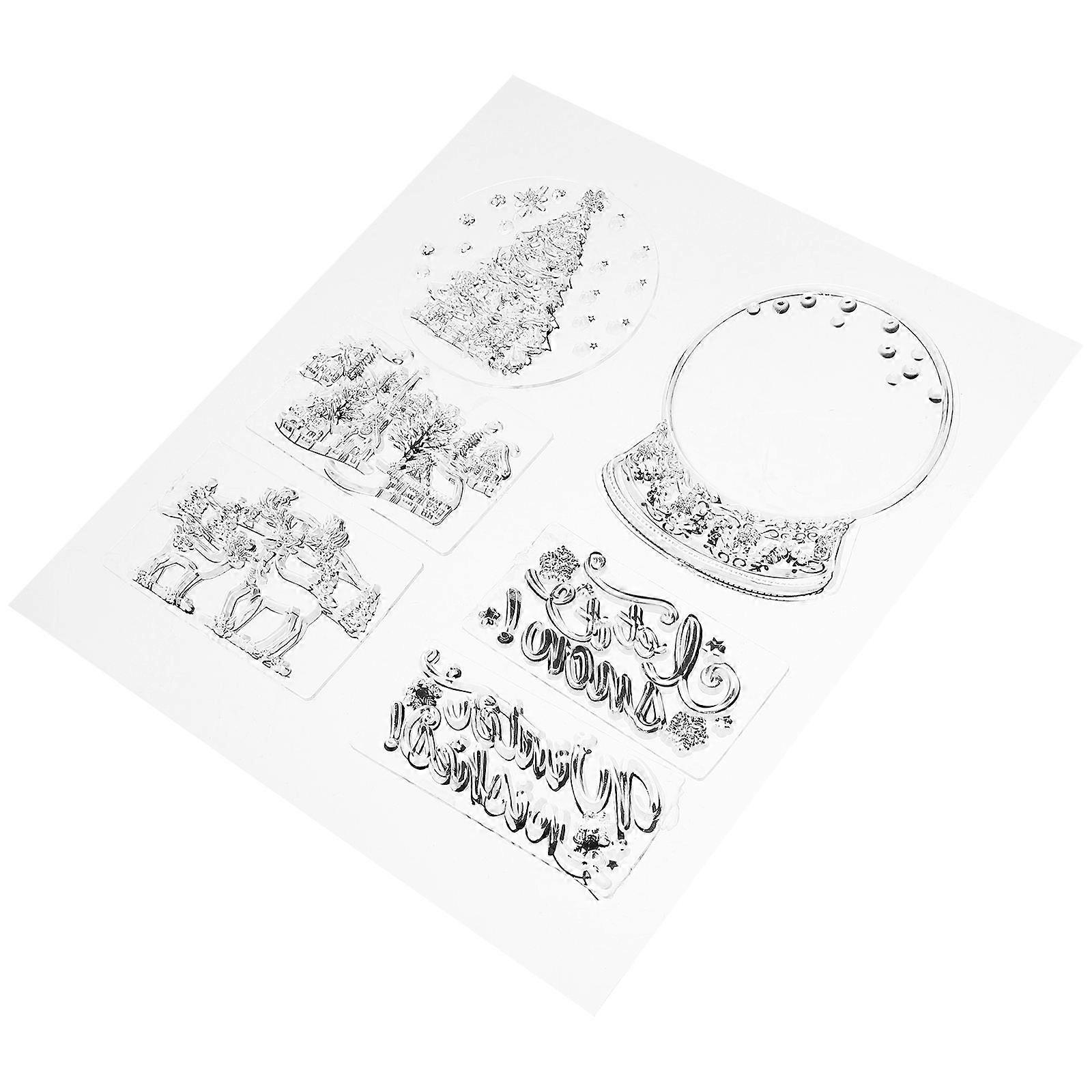Clear Stamp Transparent Seal Stamps For DIY Scrapbooking Craft Photo Album Diary Decoration Assorted Color Versatile Stamping 1Pack