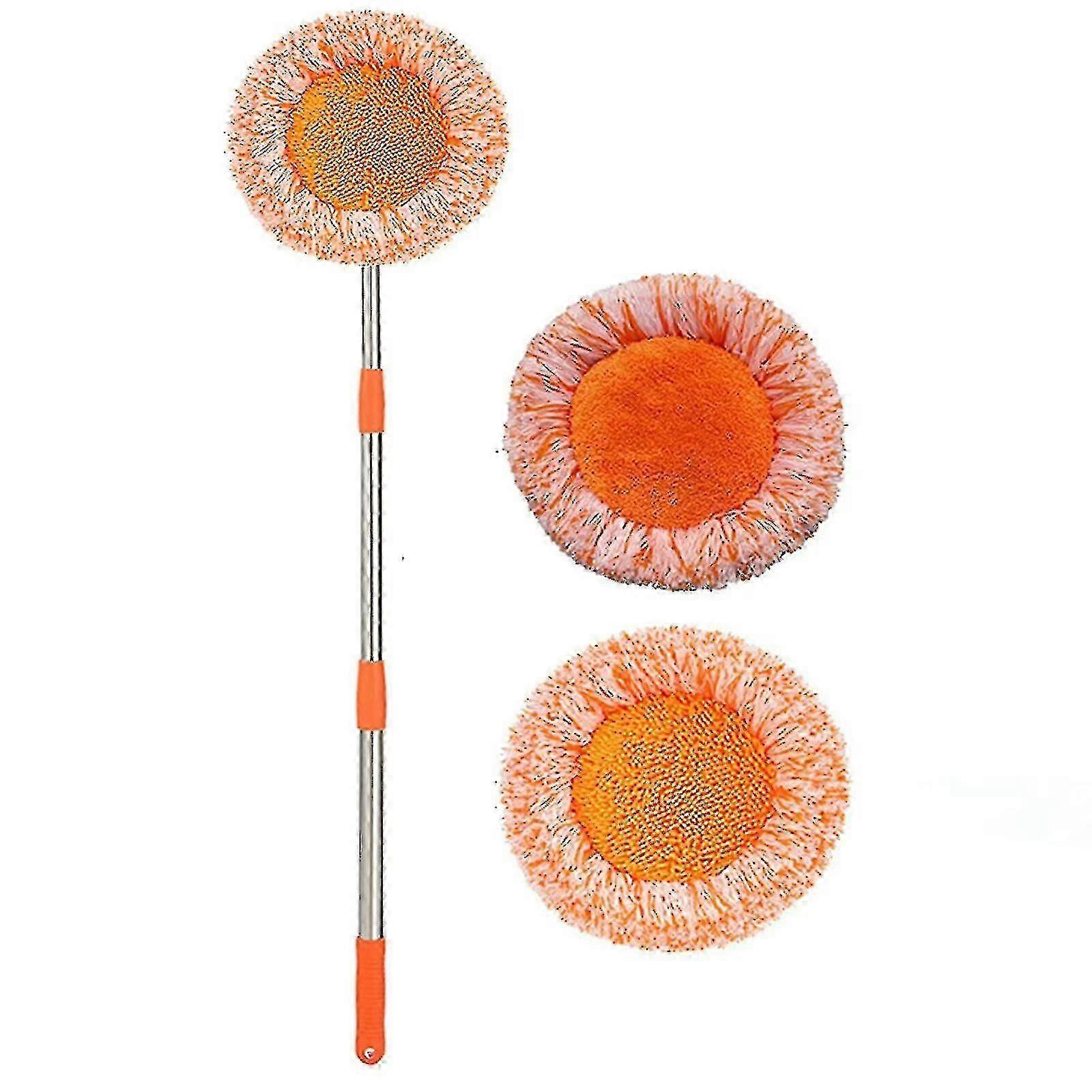 360 Rotatable Extendable Cleaning Mop with 2 Heads