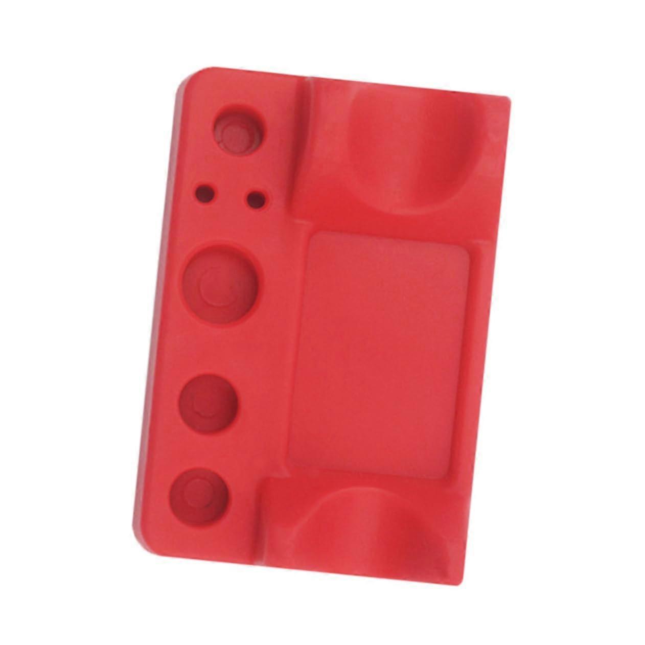 1 piece color material cup silicone pad red