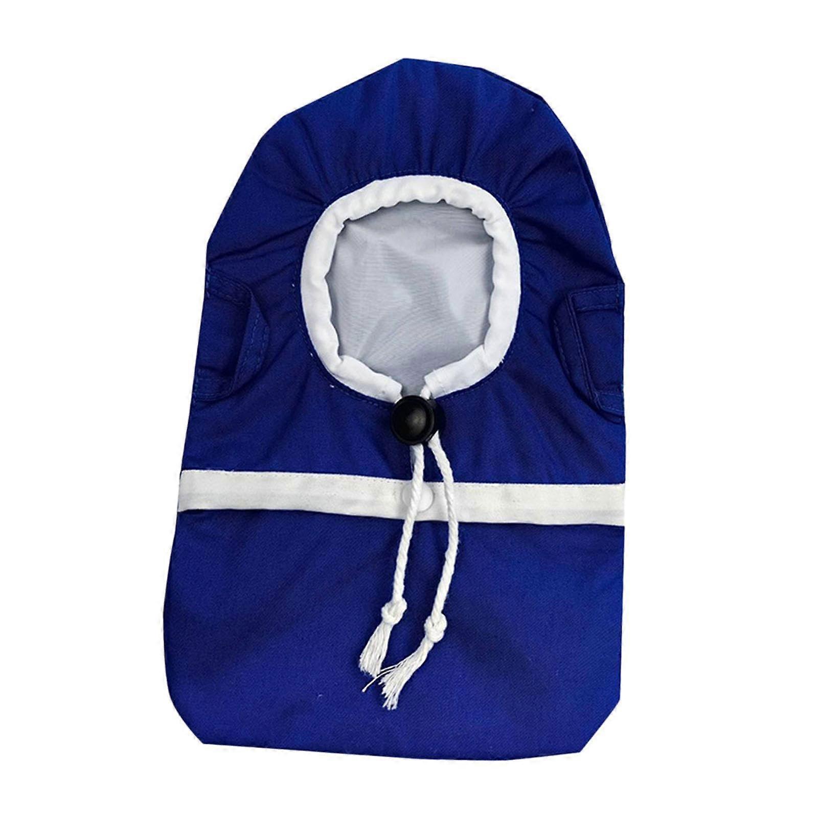 Ostomy Bag Cover Blue Soft Protective with Cord String Closure for Daily Use and Training Compatible with Standard Ostomy Bags