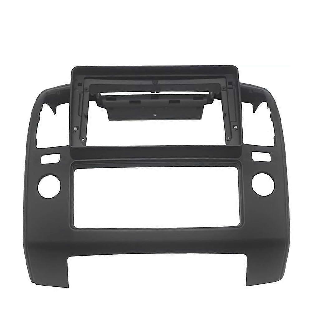 RadioStereoblende Dashboard Trim Frame Interior Installation Kit Compatible for Navara 22.9 cm Car, Black ABS for Models 2006–2012