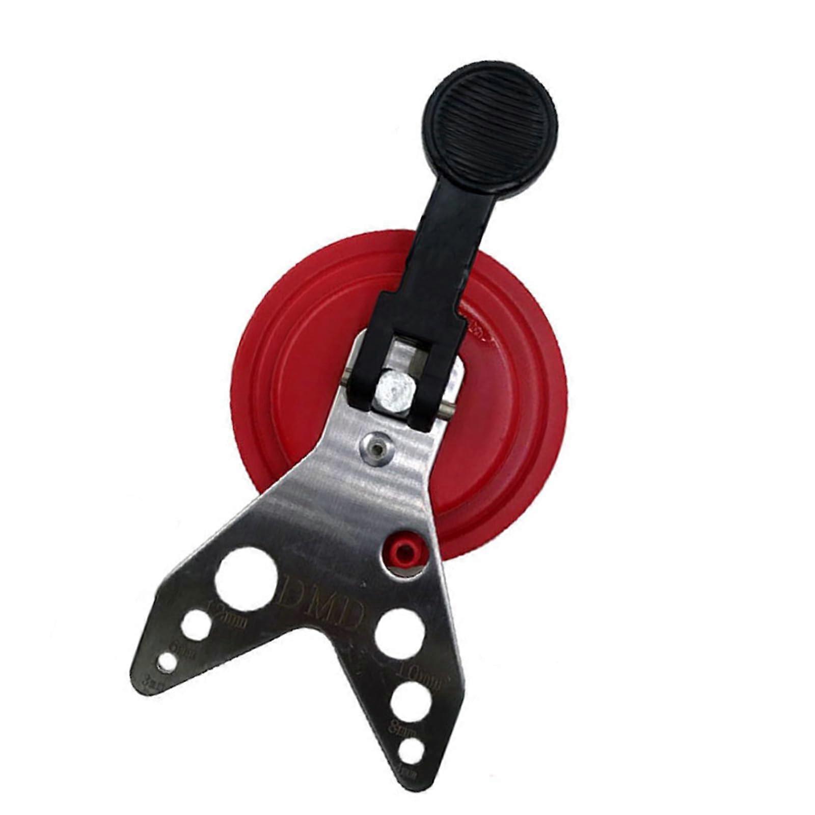 Versatile Glass Tile Hole Saw Guide with Suction Base for Stable and Precise Drilling on Various Materials