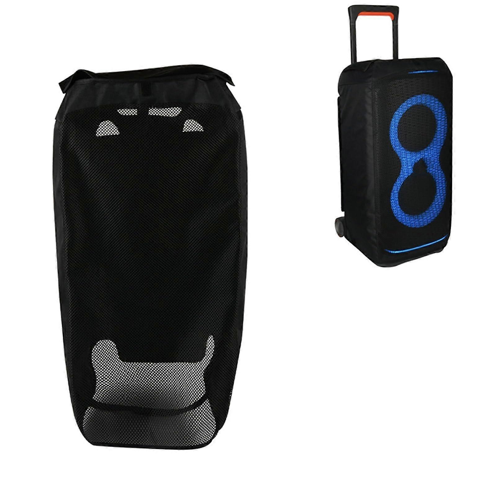 Mesh Dust Cover for JBL Partybox Stage 320, Portable Party Speaker Protective Cover, Scratch Resistant Case, Storage, Travel Bag, Black