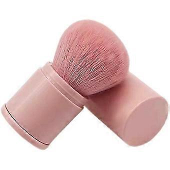 Retractable Makeup Soft Brush- Loose / Blush / Setting Brush with Lid