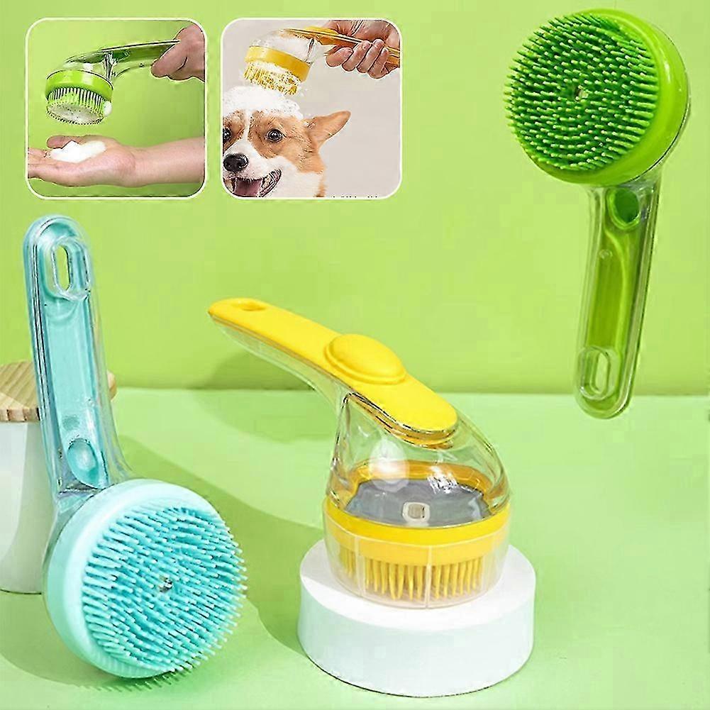 Soft Silicone Dog Bath Brush – Pet Shampoo Massager & Grooming Tool For Easy Washing