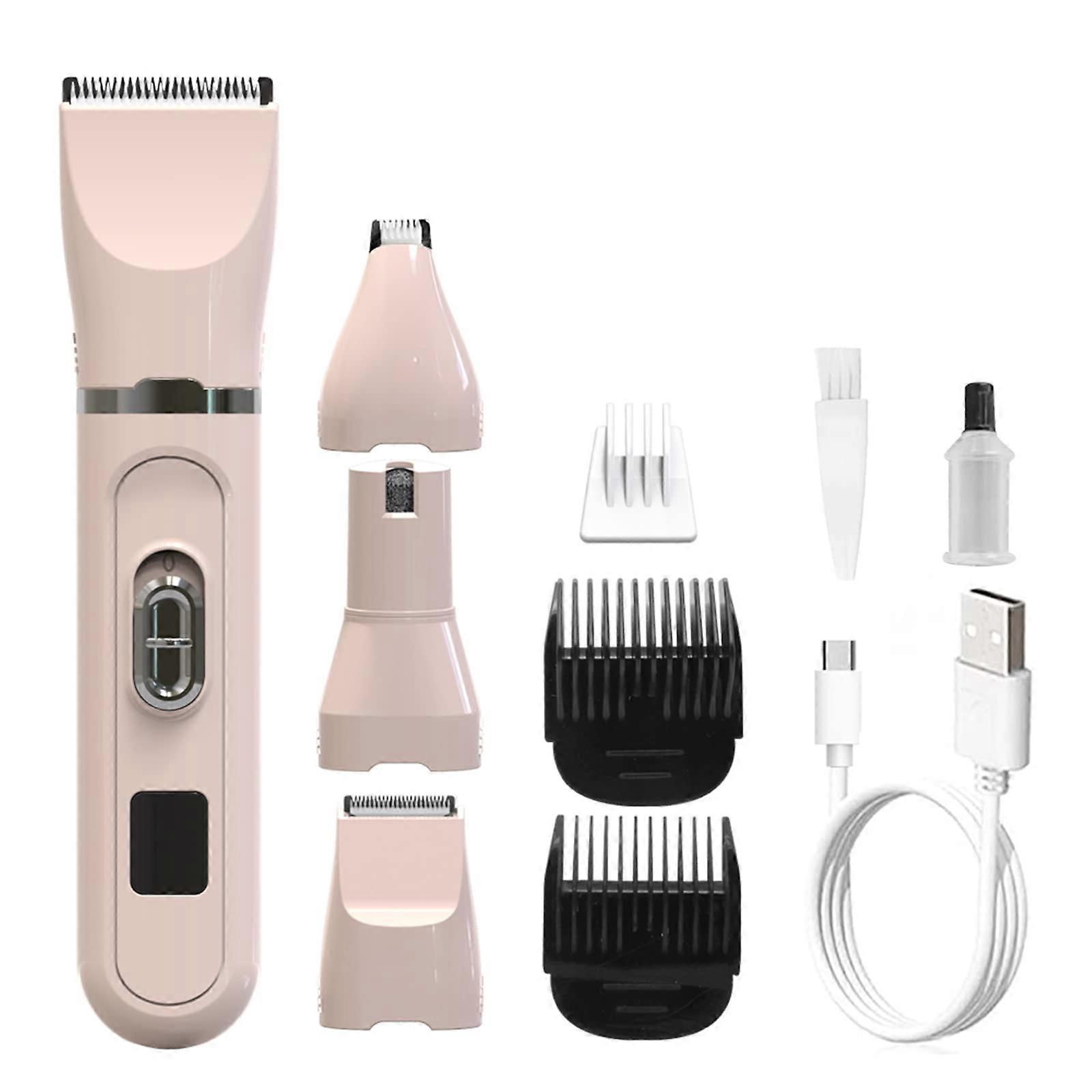 Pet Hair Trimmer Comb Cutting Electric Dog Grooming Clipper with Adjustable Blade for All Dog Sizes and Coats
