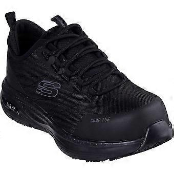 Skechers Workwear Arch Fit SR Ebinal Textile Women's Black Safety Trainers