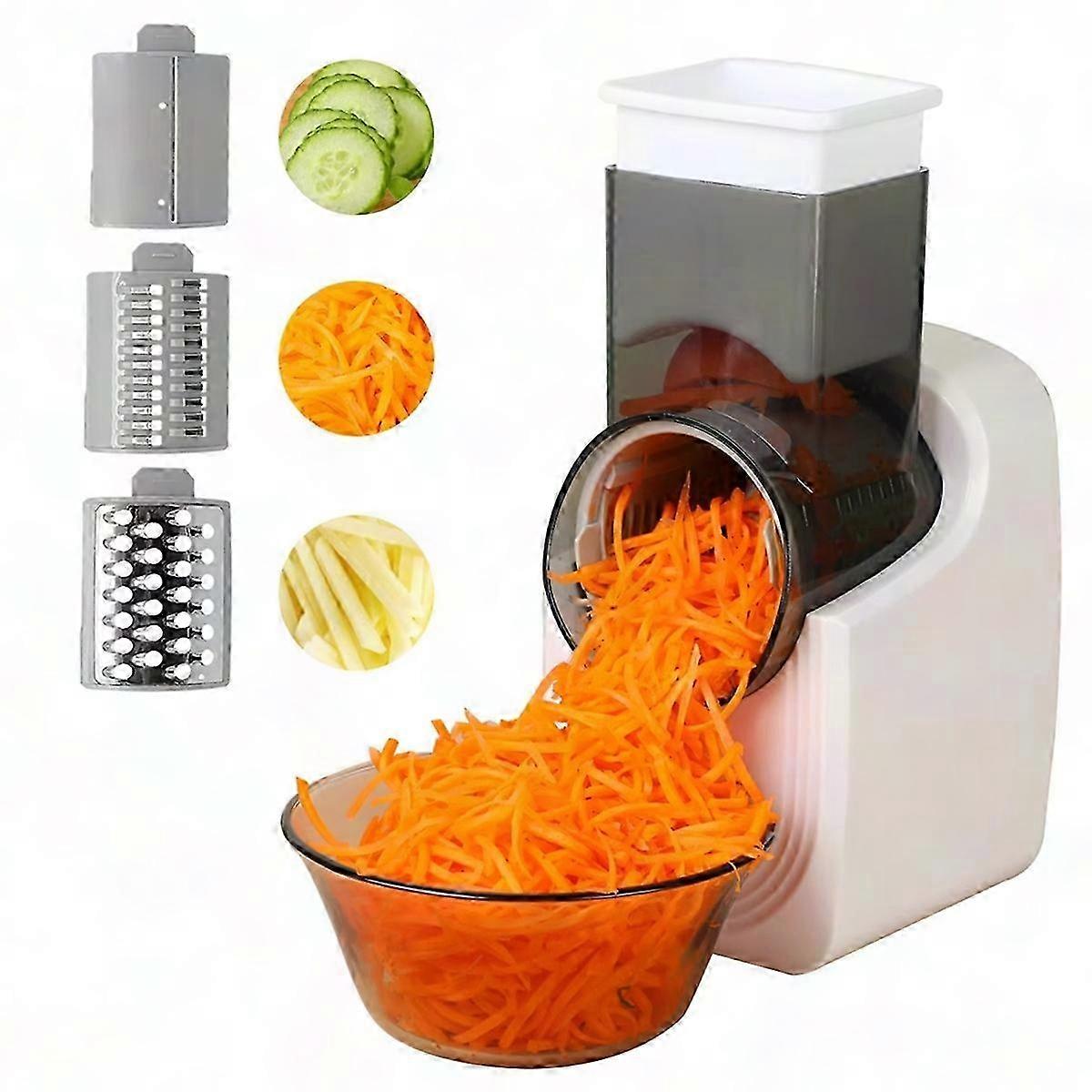 Electric Cheese Grater, Multifunctional Food Processor, Vegetable Slicer, Salad Maker, Electric Slicer