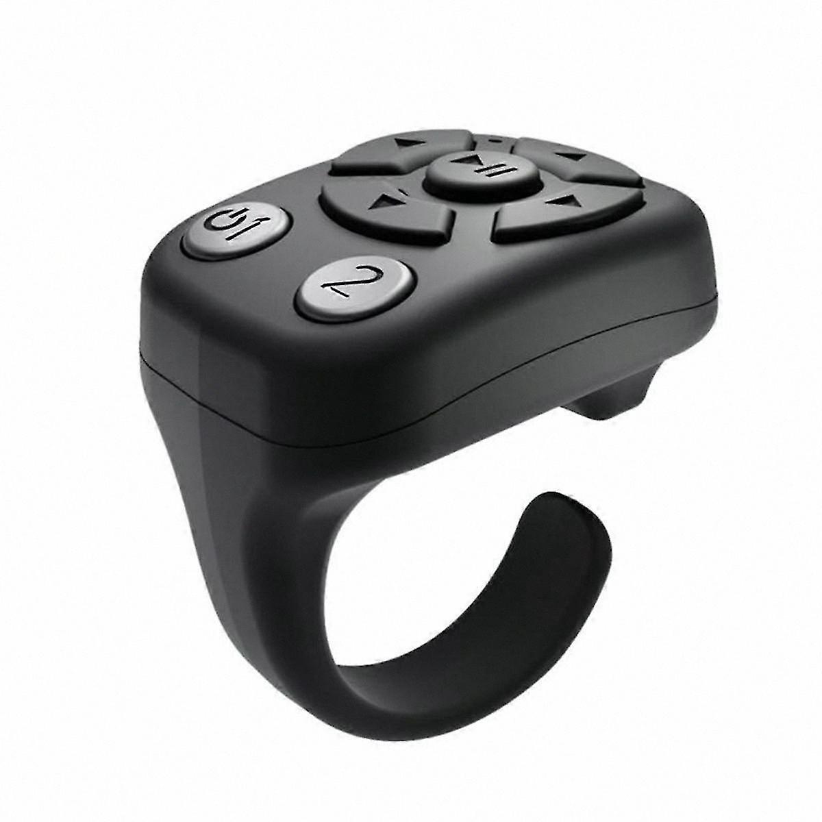 Mini Wireless Remote Shutter Button for Phone Selfie Control Fingertip Ring Design Portable Capture Tool