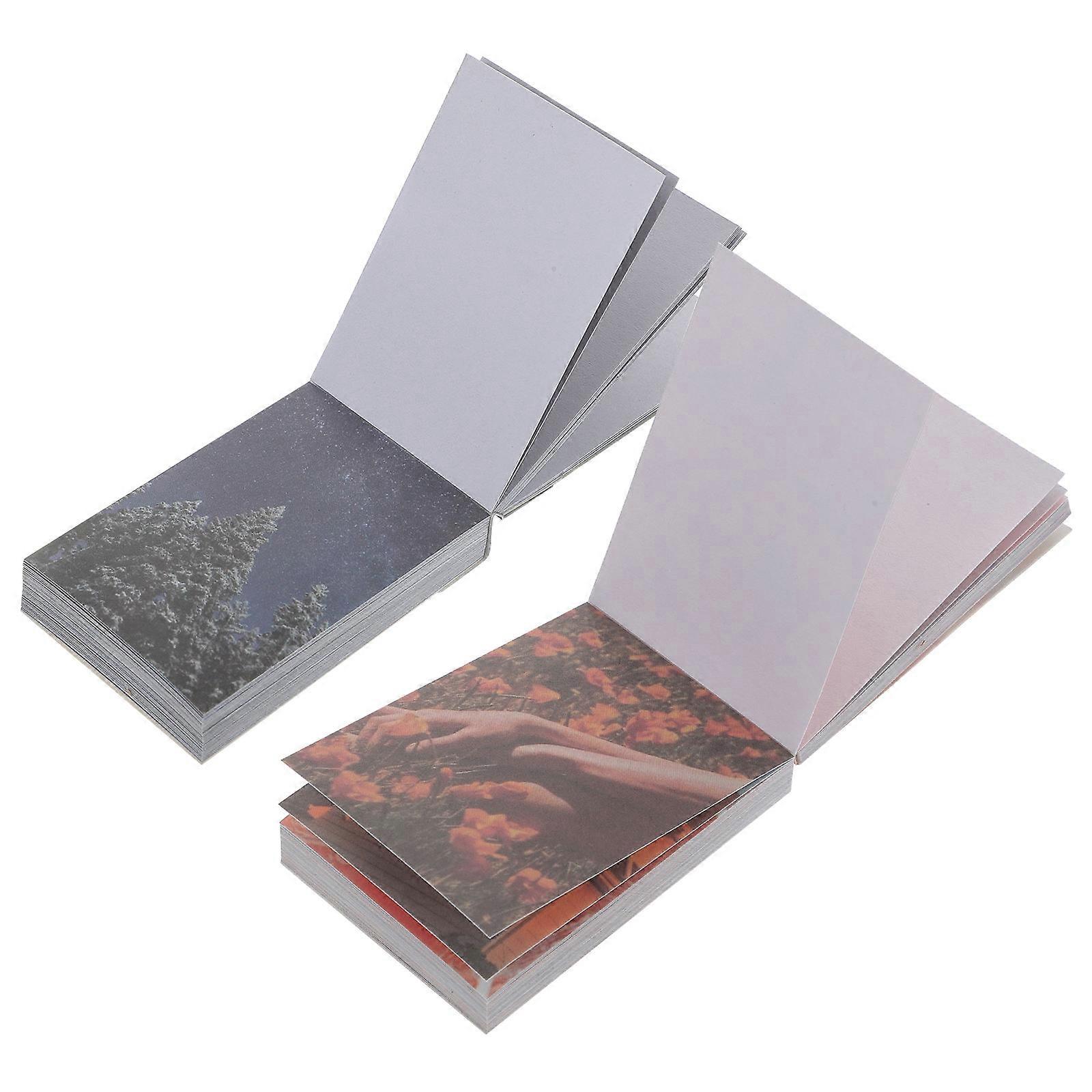 Decorative Decals Photo Album Stickers Diary Craft Projects Assorted Color Paper Material Adhesive 100 Sheets Set