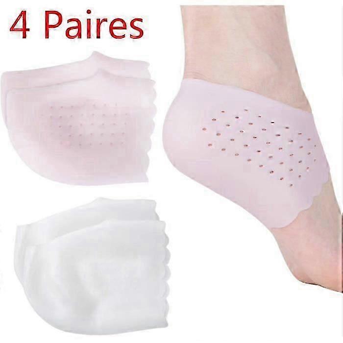 Silicone Heel Protector - Moisturizing Foot Care Protector - 4 Pairs-Yvan