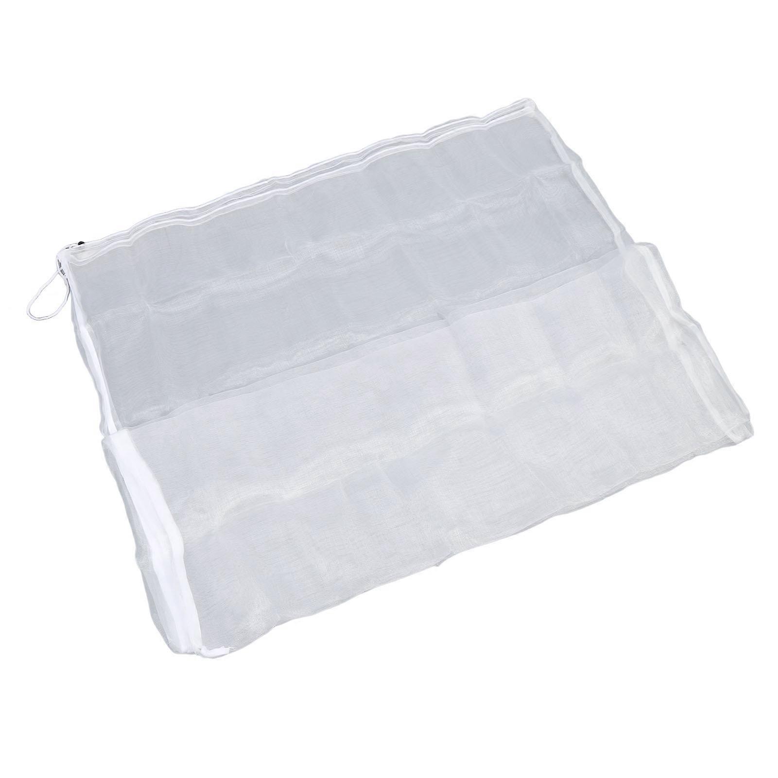 Garden Plant Protection Netting Bag 120x180cm Drawstring Blue