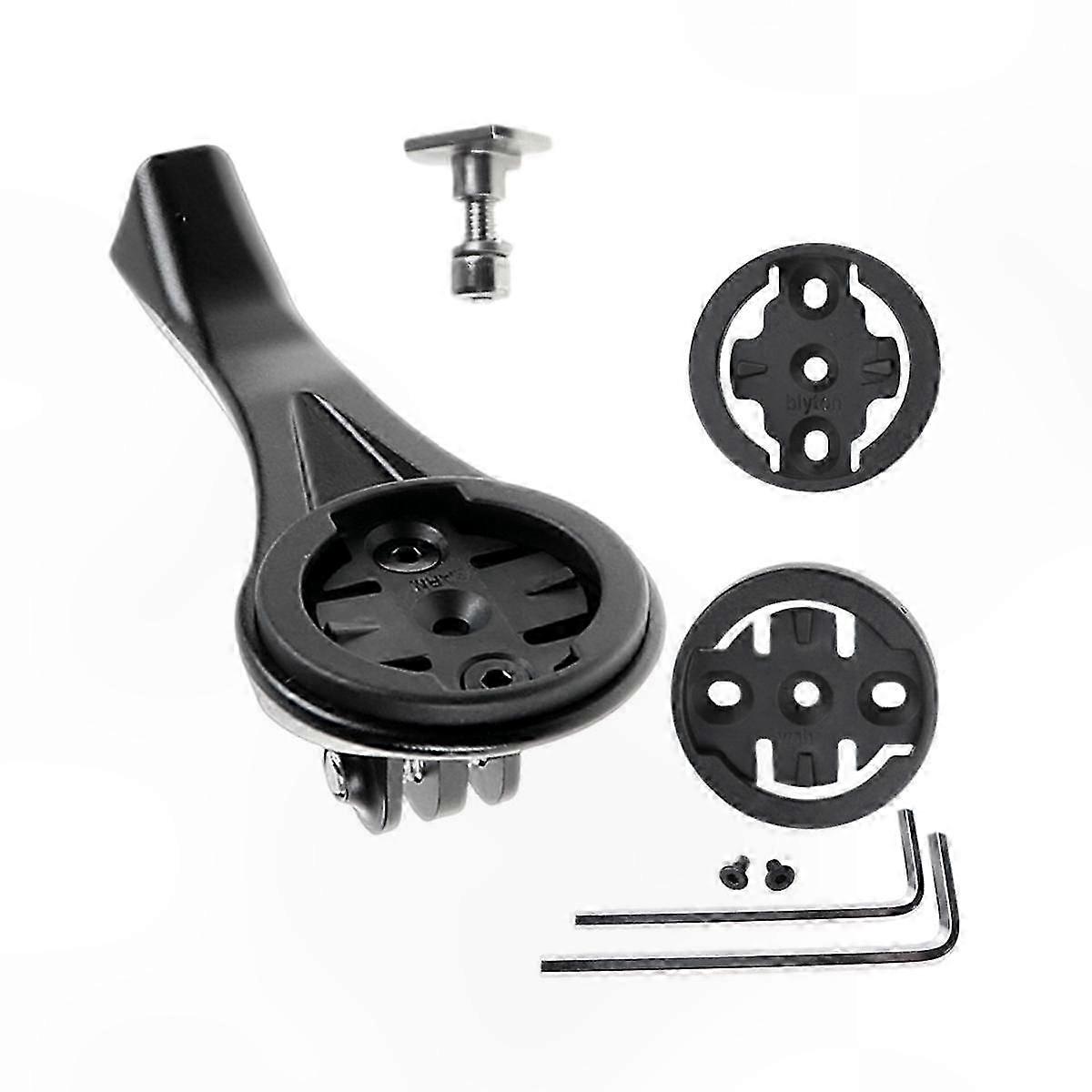 Bike Computer Mount with Camera Holder and Stem Extension Compatibility