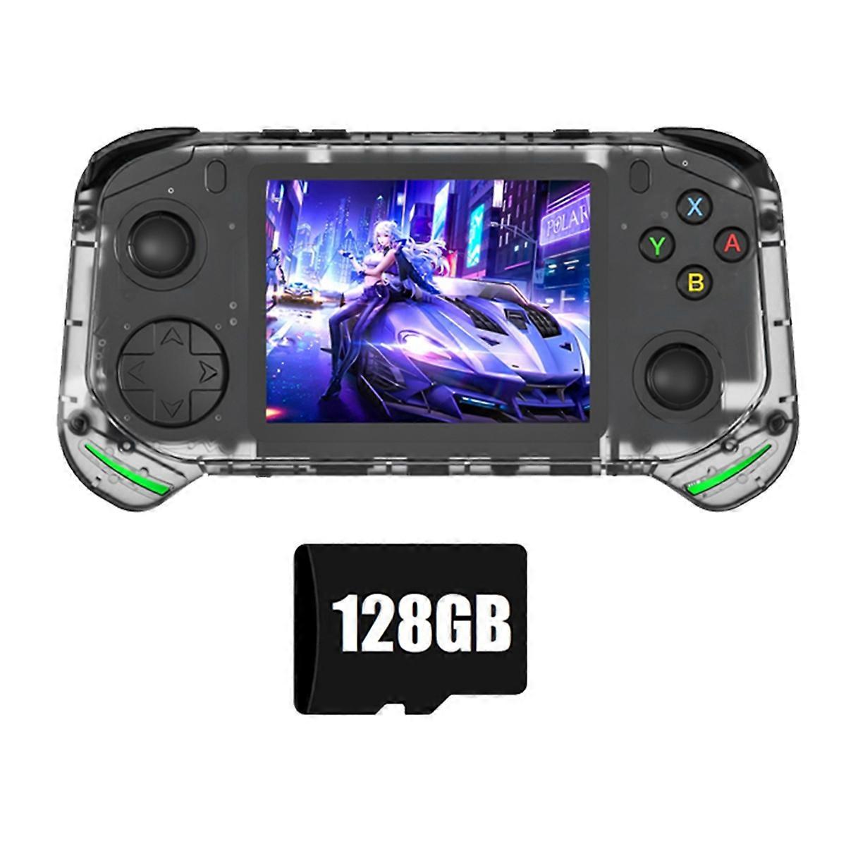 RX6H Retro Handheld Video Game Console 128GB 20000+Games 3.5Inch IPS Screen Linux Pocket Player Supp