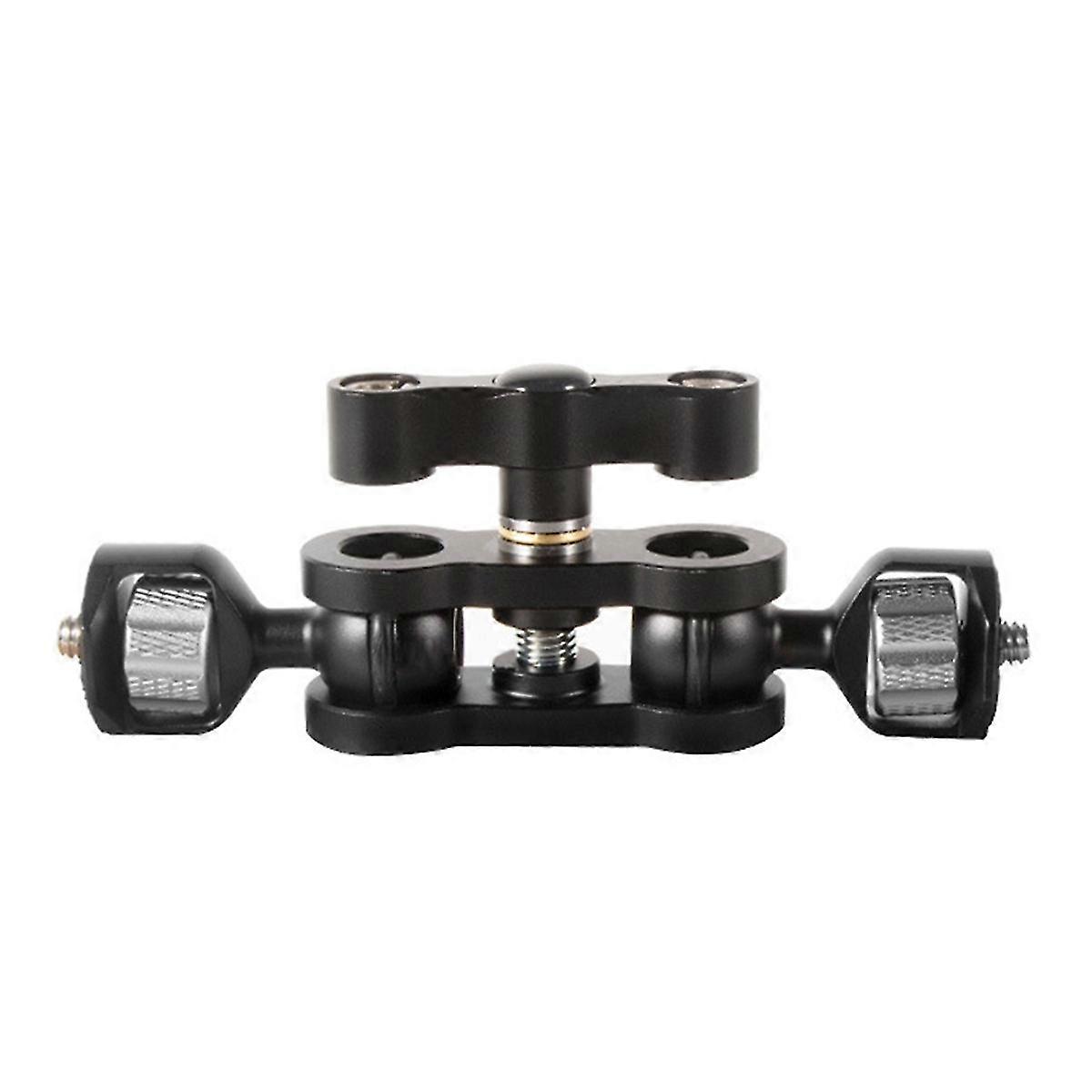 Double Ball Head Magic Arm 360° Ball Joint with 1/4inch Screw for Camera, Monitor & Microphone Gimbals