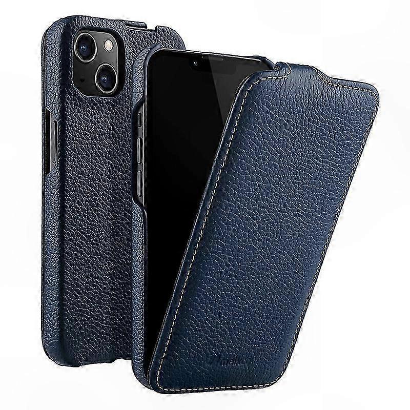 Genuine Leather Flip Case with Litchi Texture and PC Protection for 13 Mini