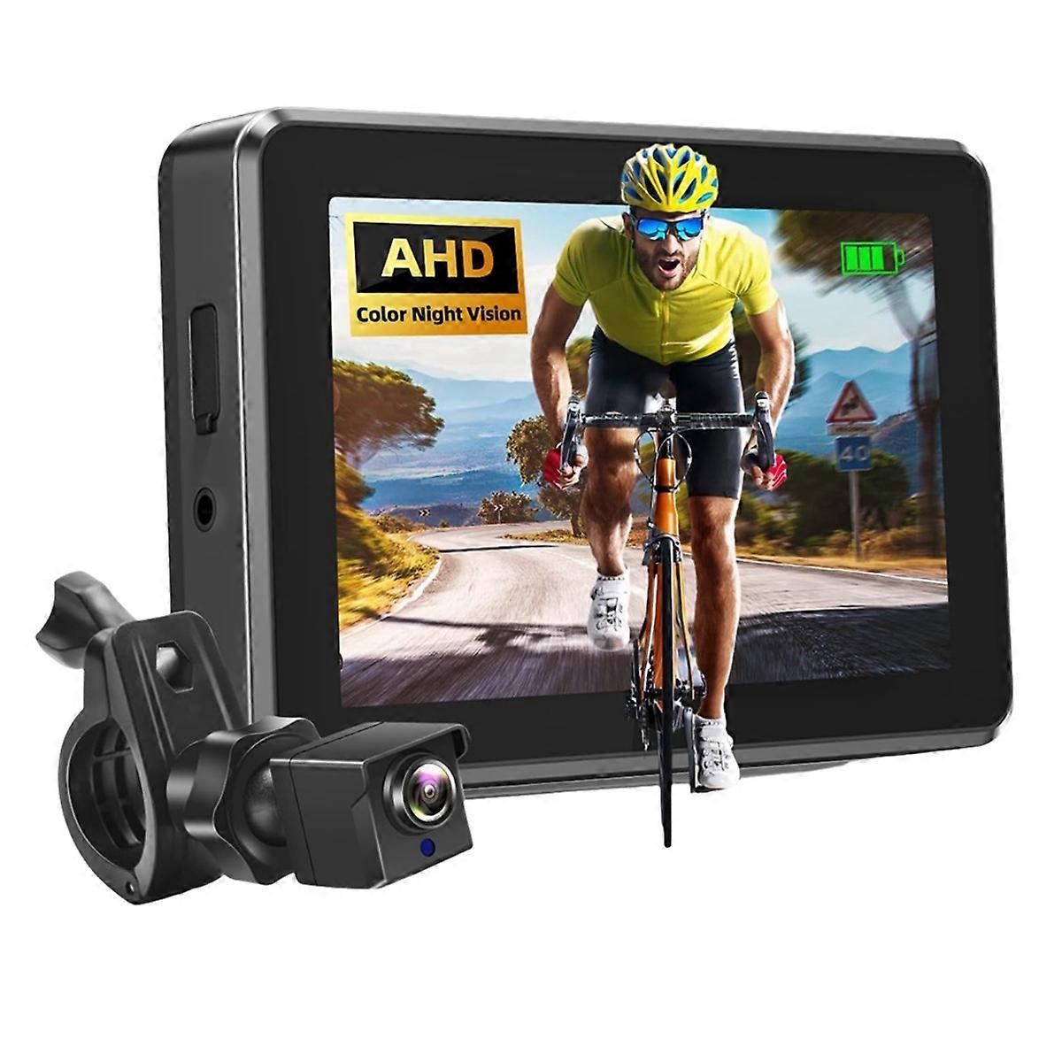 1080P Bicycle Rear View Camera with 4.3Inch Monitor