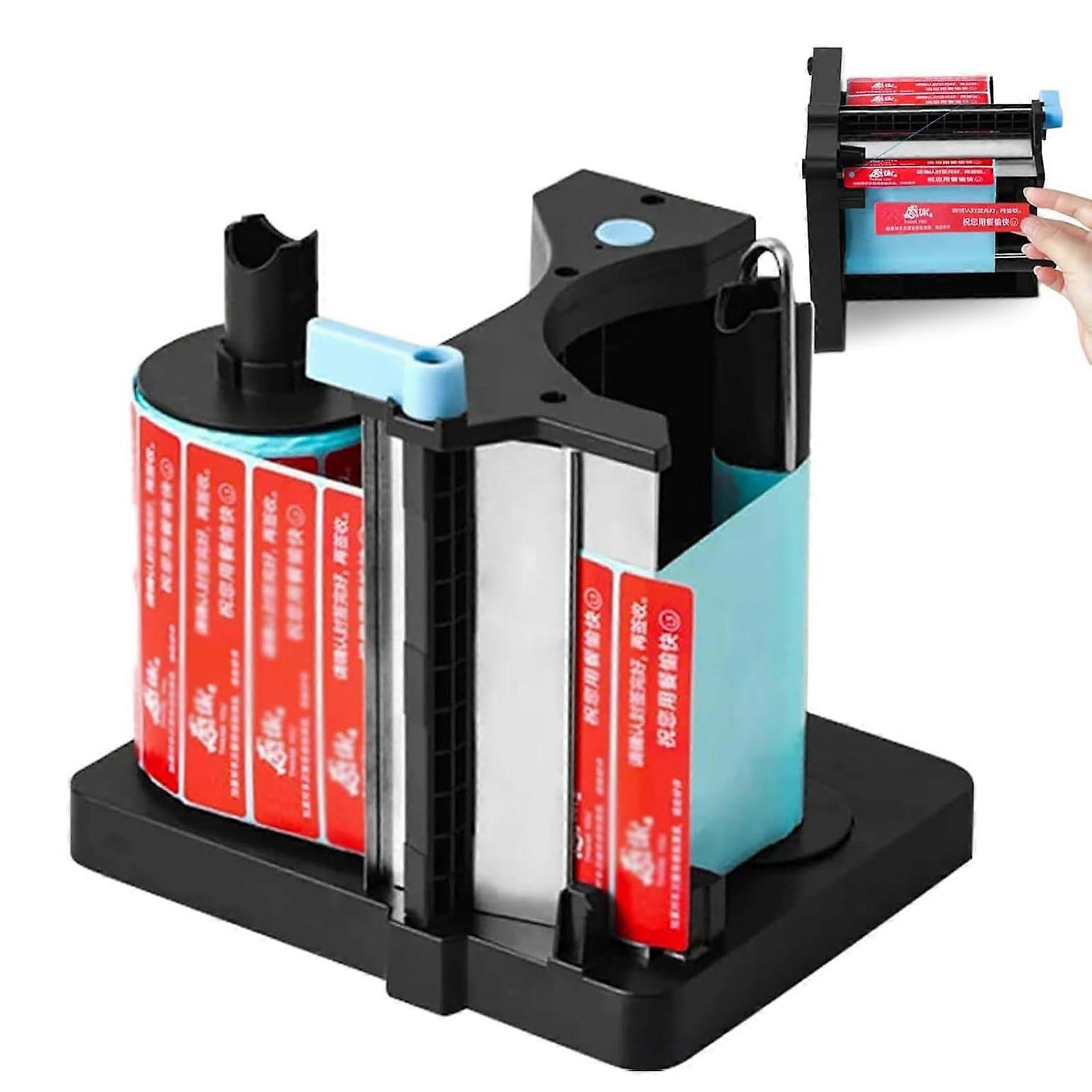 Electric Label Peeler - Automatic Label Dispenser with Adjustable Width 20-130mm for Supermarkets and Production Plants