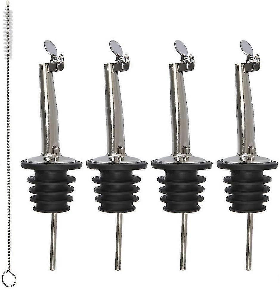 Wine spouts, 4-piece set, controllable flow rate, suitable for multiple bottle types