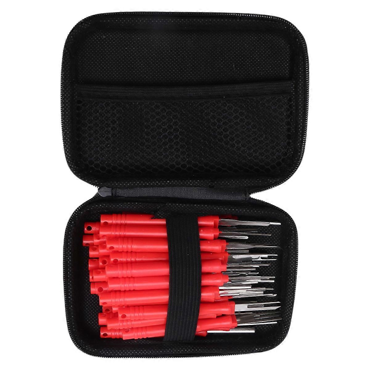 36Pcs Terminal Removal Key Tool, Terminal Pin Extractor Puller Repair Remover Key Tool for Car Needle Extractor for Cars