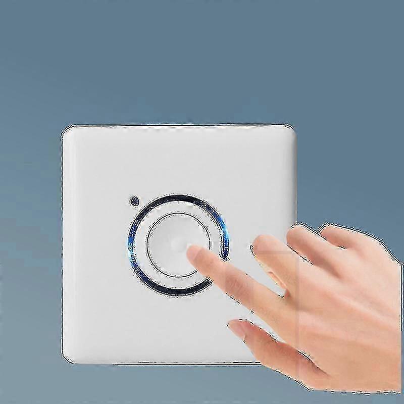 2024 مؤقت حائط جديد - مفتاح مؤقت تأخير LED خارجي يعمل باللمس AC110-250V مع إعدادات تأخير 16 مستوى ومؤقت العد التنازلي الرقمي Functio