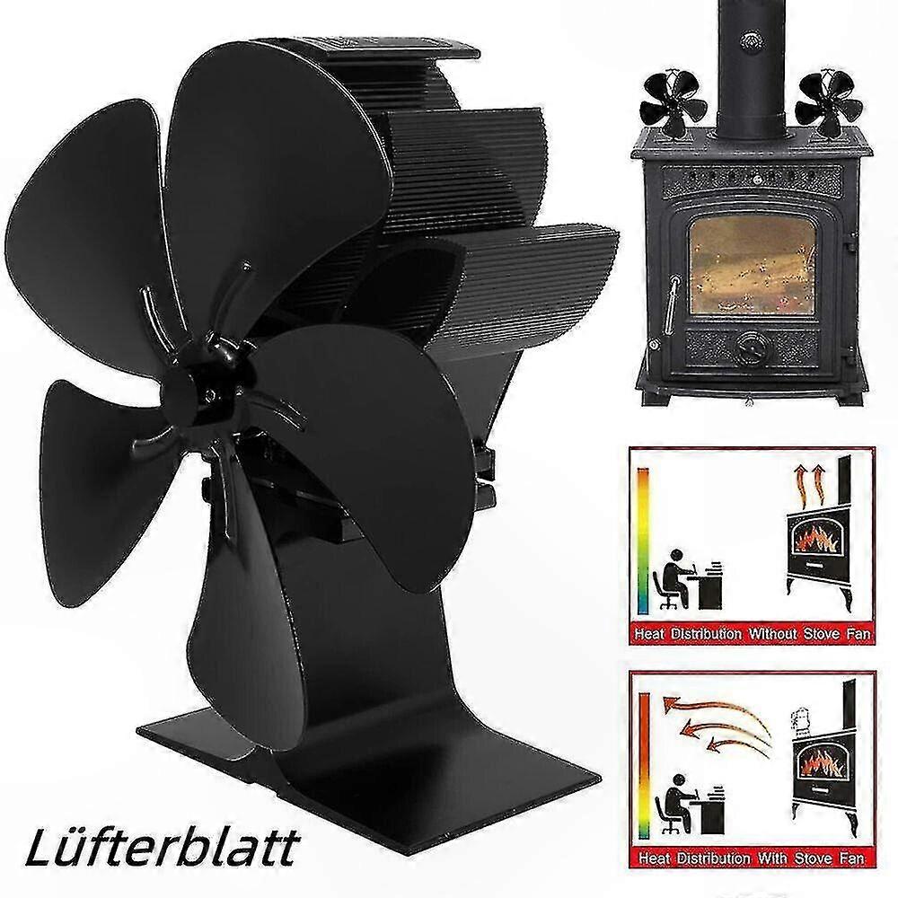شفرة مروحة موقد حرق الأخشاب لتوزيع حرارة الموقد