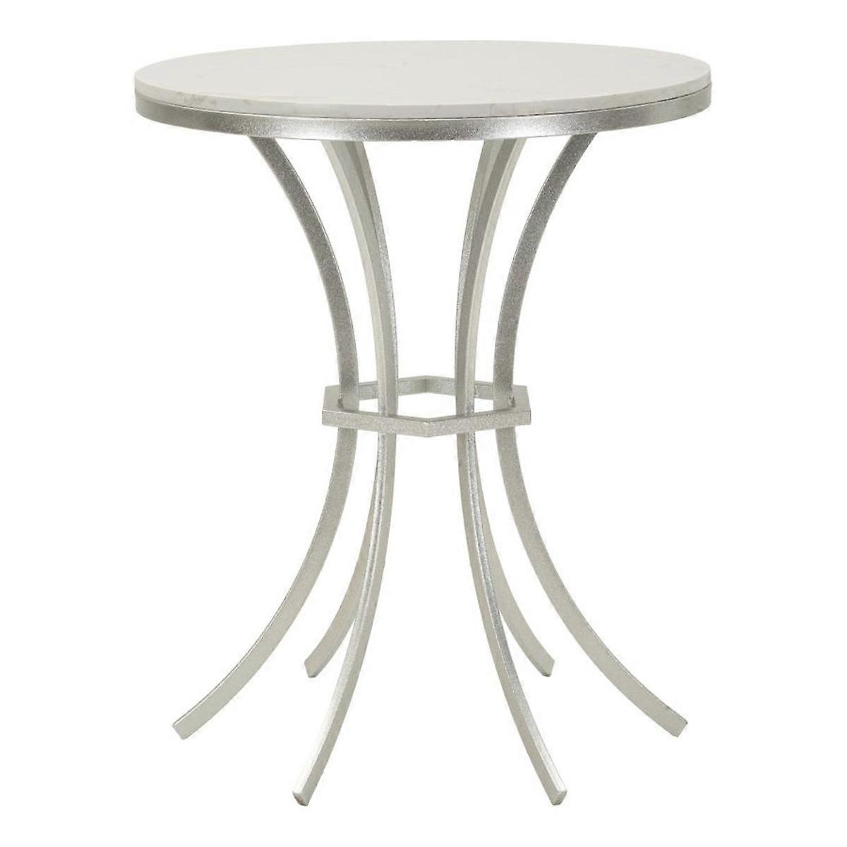 MF807 Table basse, Argent, Métal, 56x56x68 cm