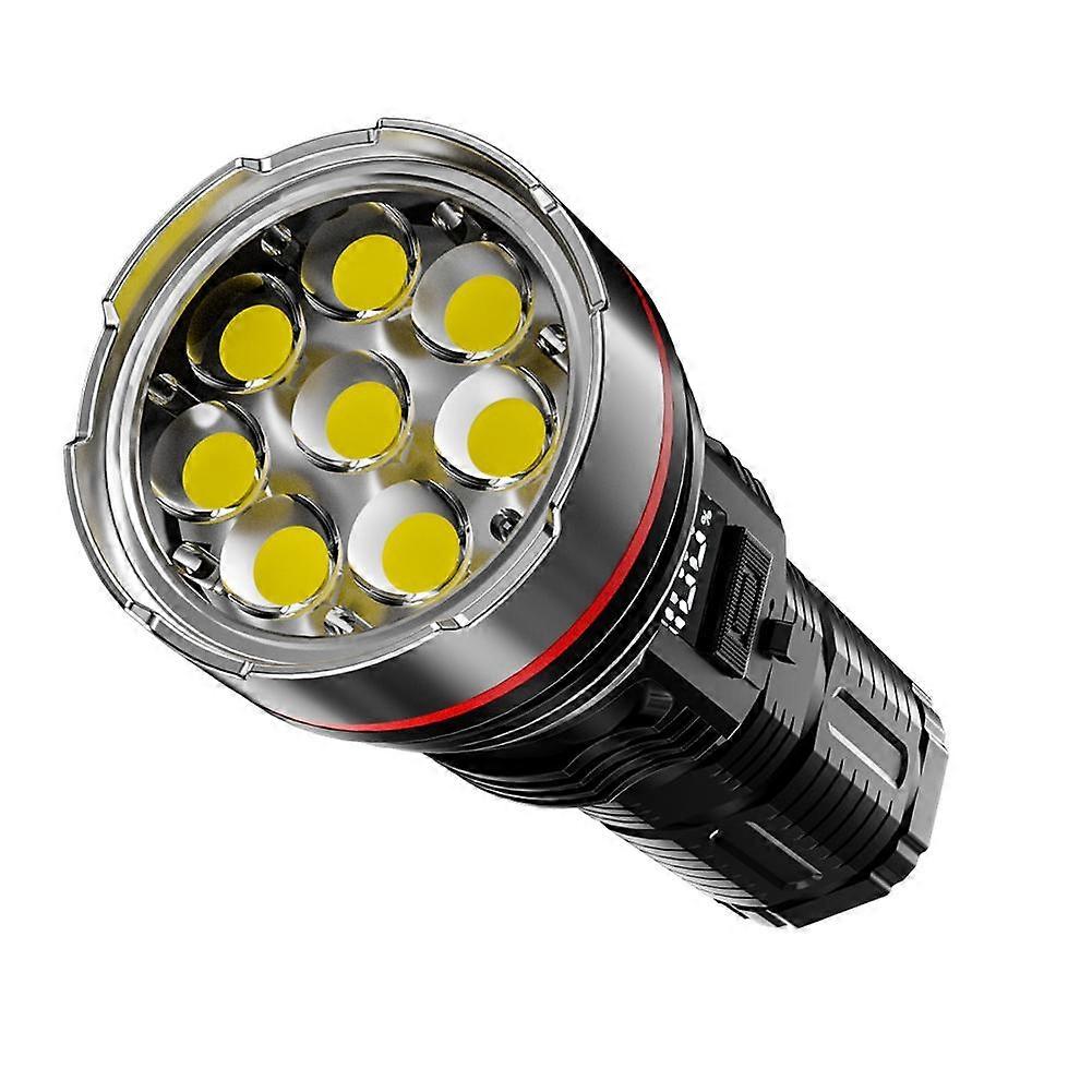 Adjustable Lighting Flashlight USB Rechargeable Super Bright Tactical Light