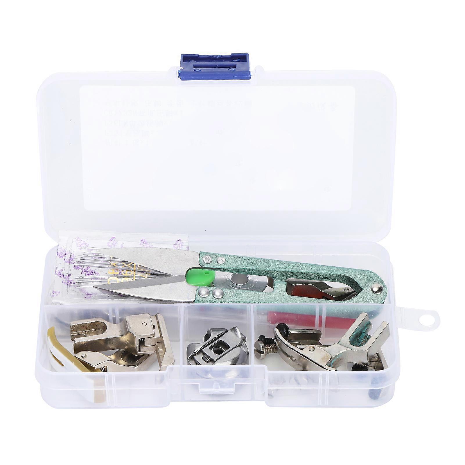 Industrial Sewing Machine Needle & Presser Foot Kit with Tools